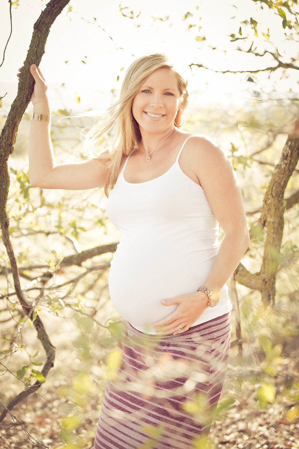 Forest Maternity Session in San Diego.