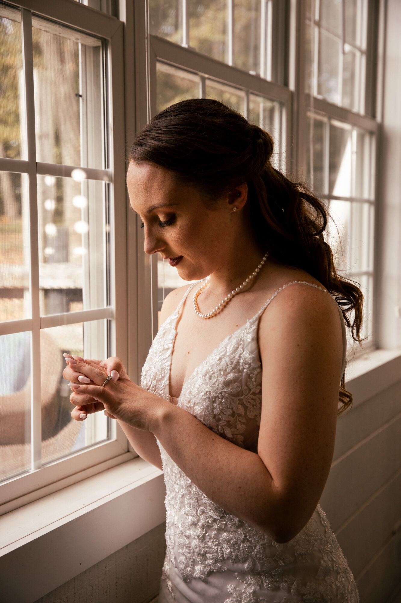 bride getting ready photo