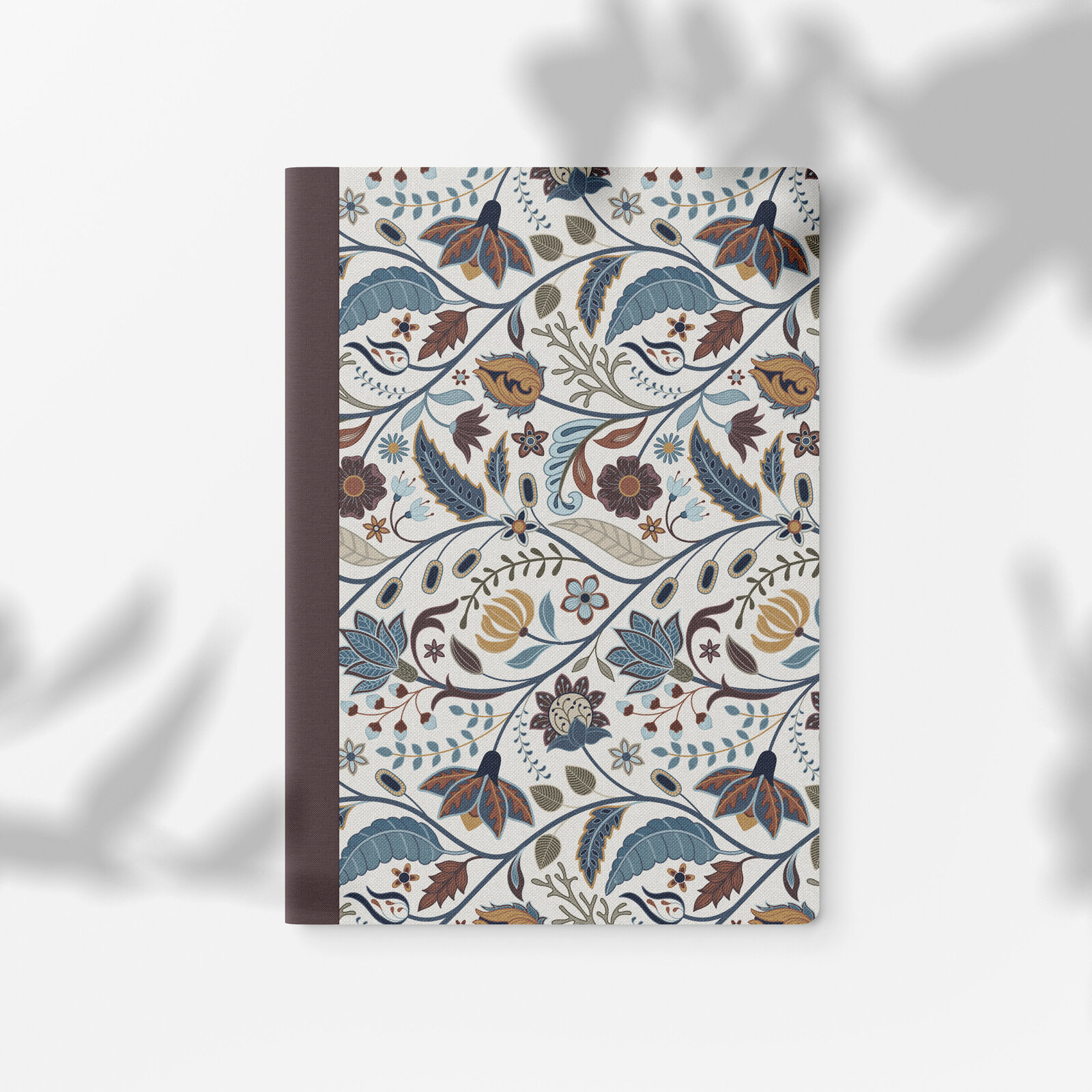 Indian Floral Mockup on Notebook
