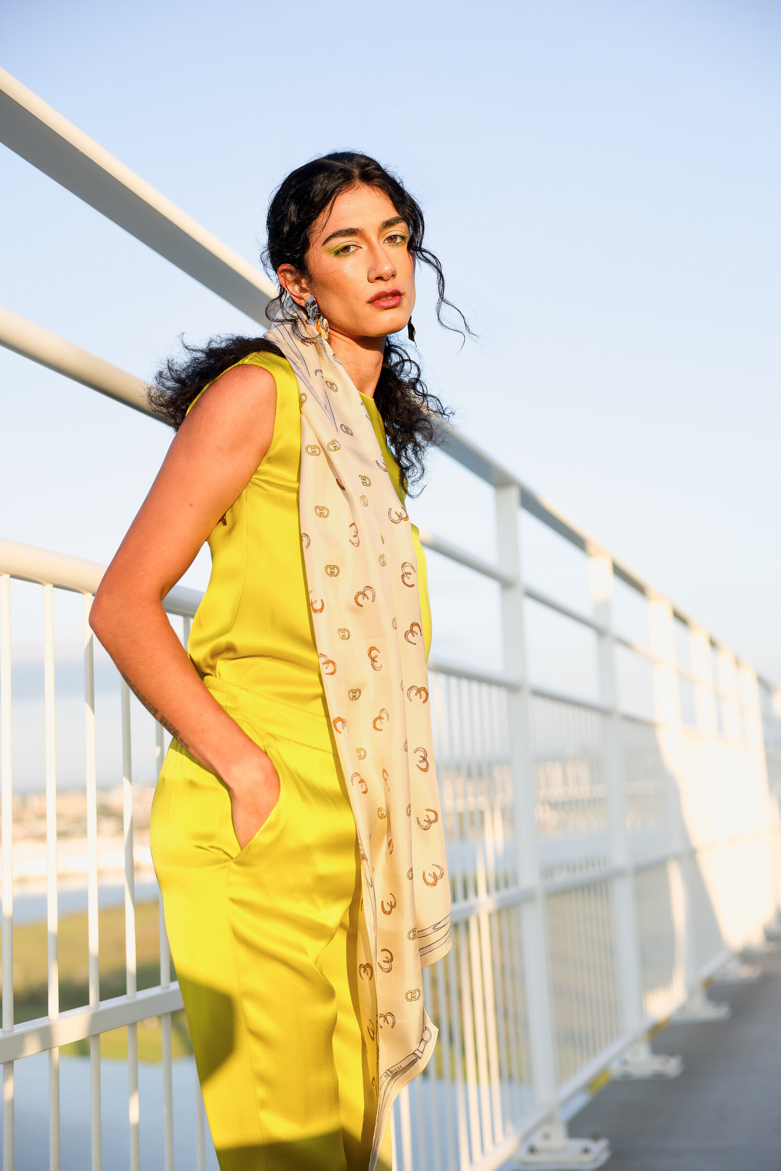 CINÉ fashion editorial, yellow story, Charleston