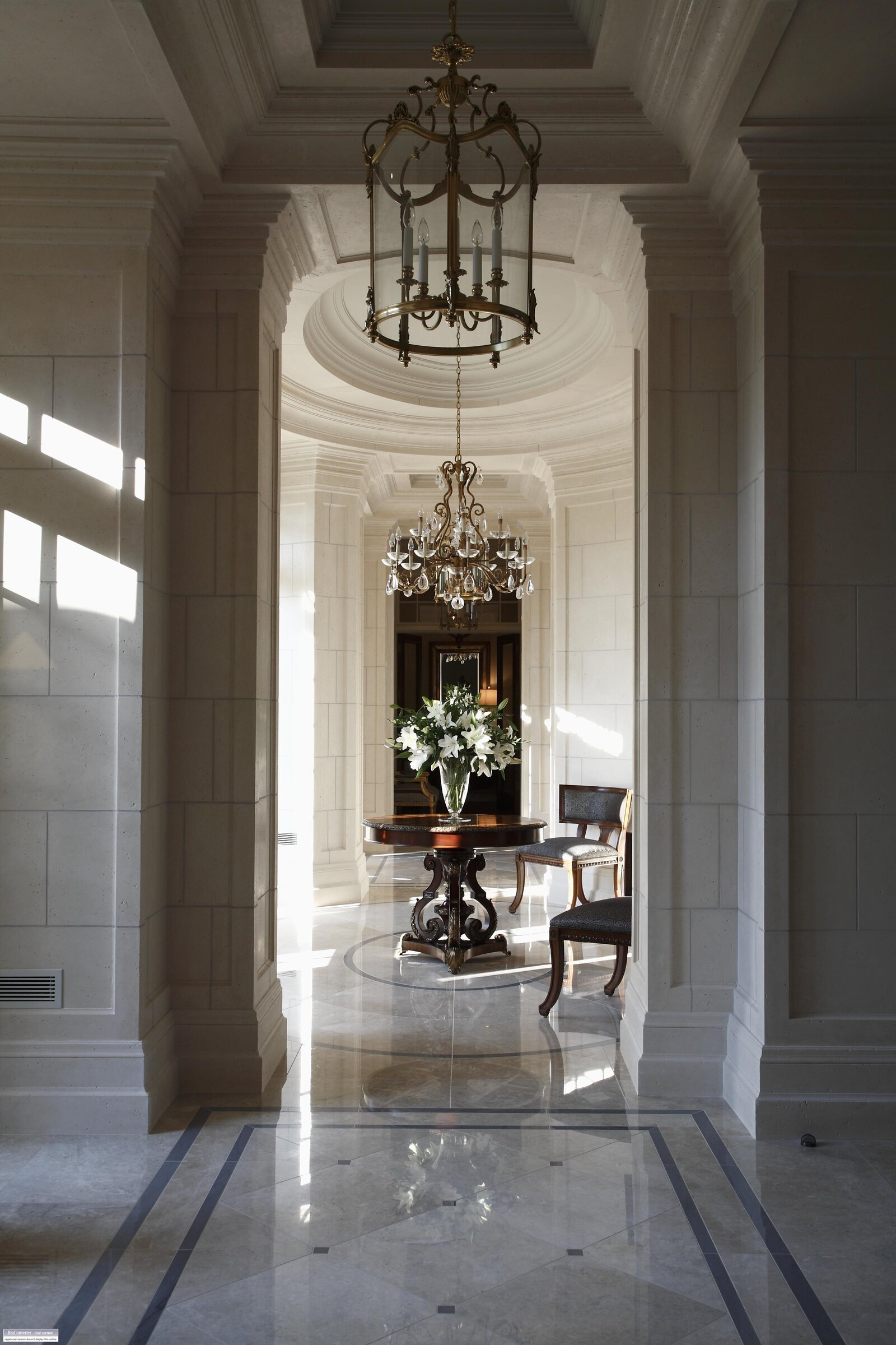 001-Lakeshore-Oakville-Traditional-Foyer-Marble Tile