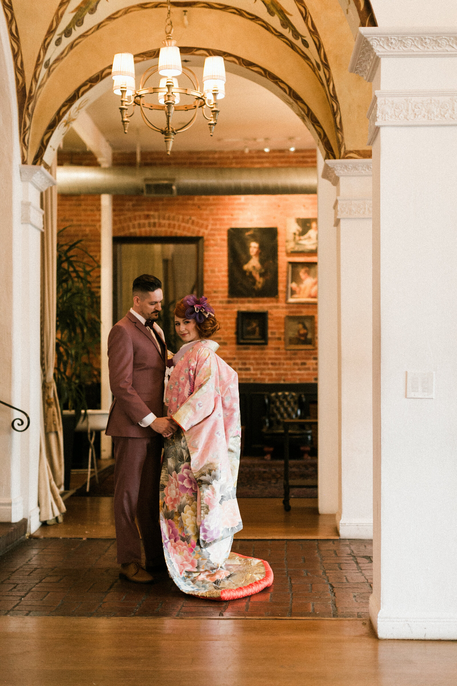 Carondelet House Los Angeles Kimono Wedding-8997