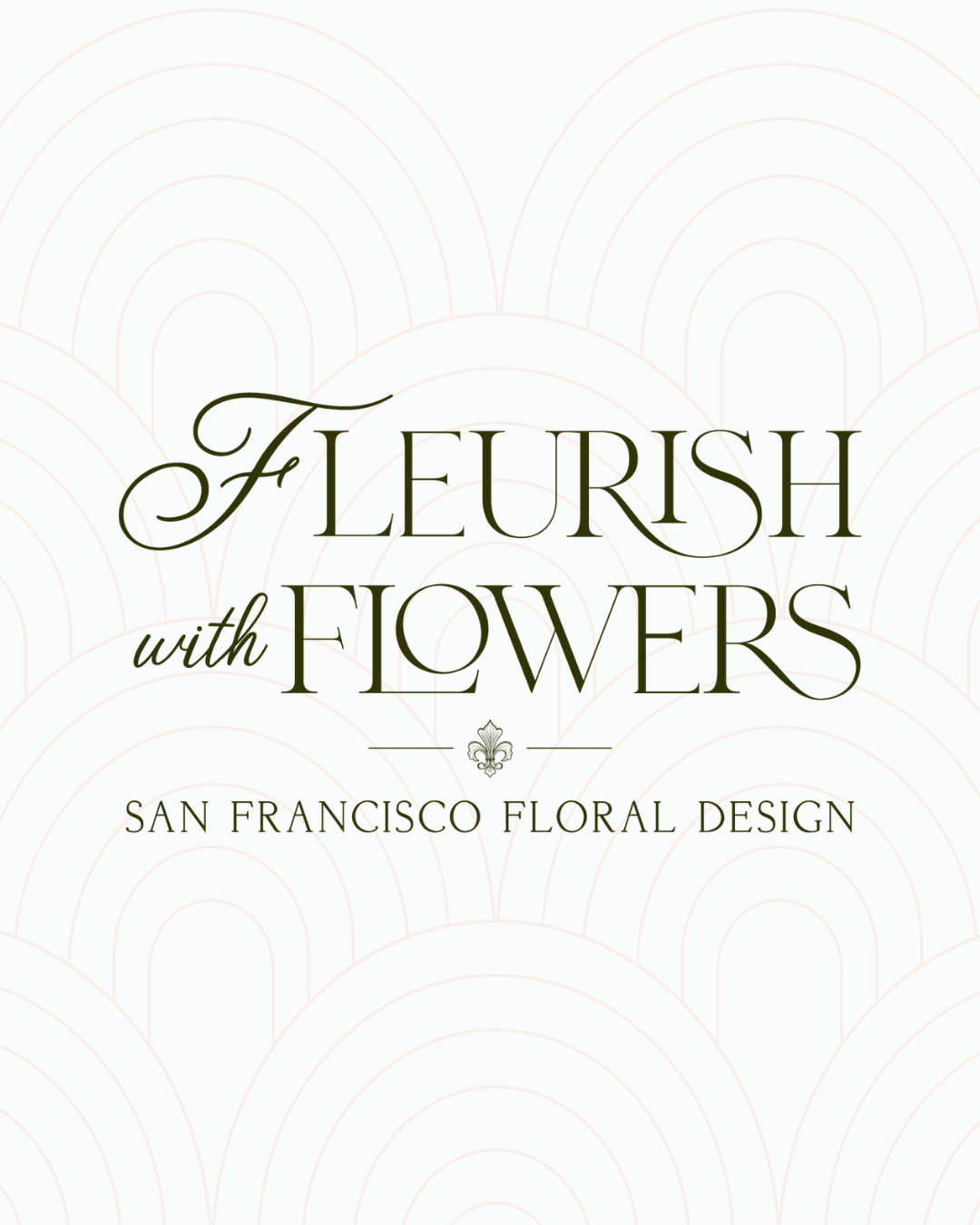 Fleurish with flowers brand mockup