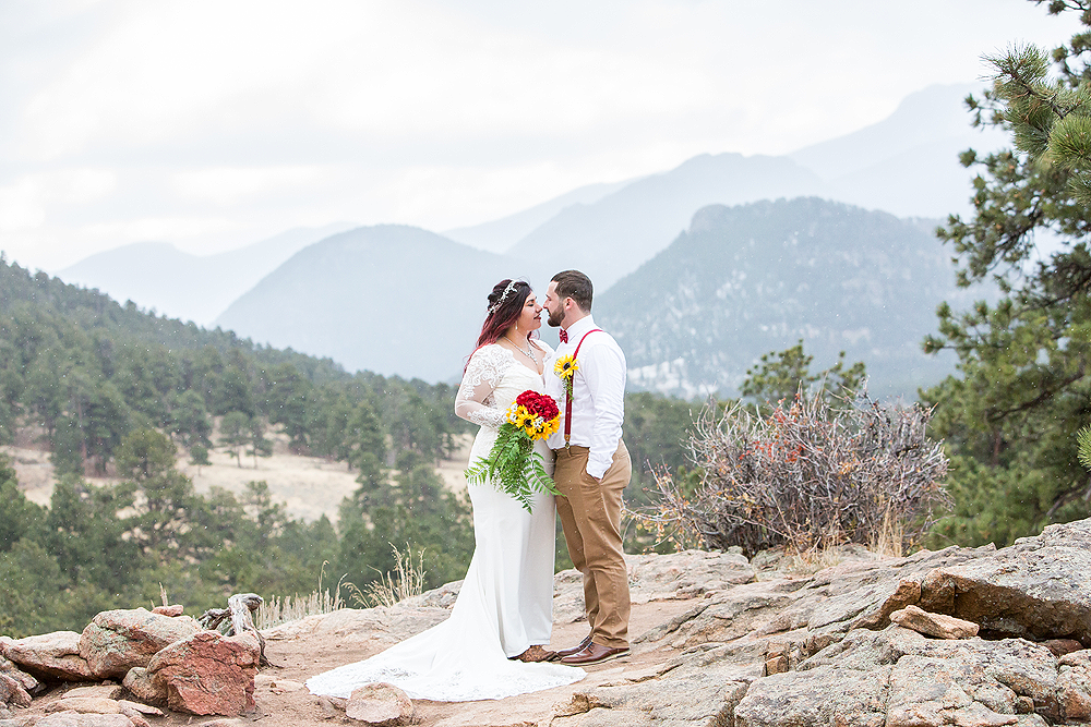 Couple in Rocky Mountain National Park