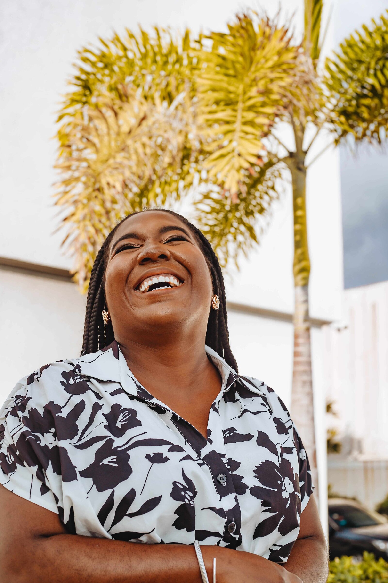Black Woman Laughing