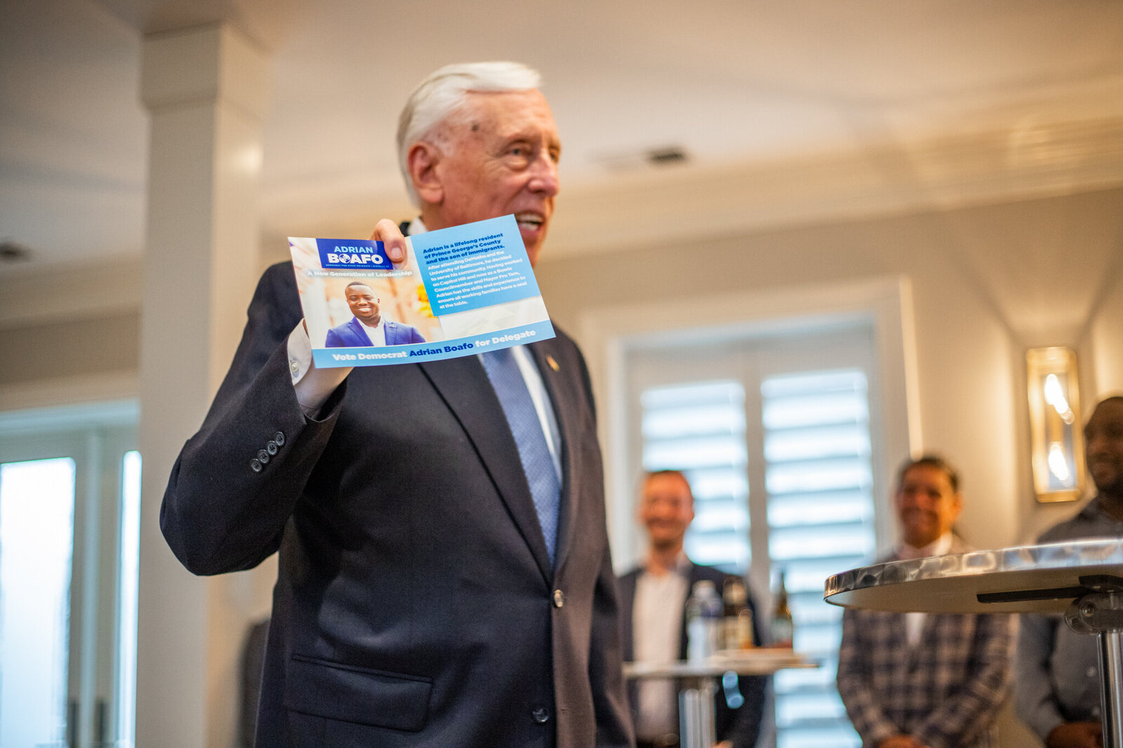political photo of steny hoyer at fundraiser