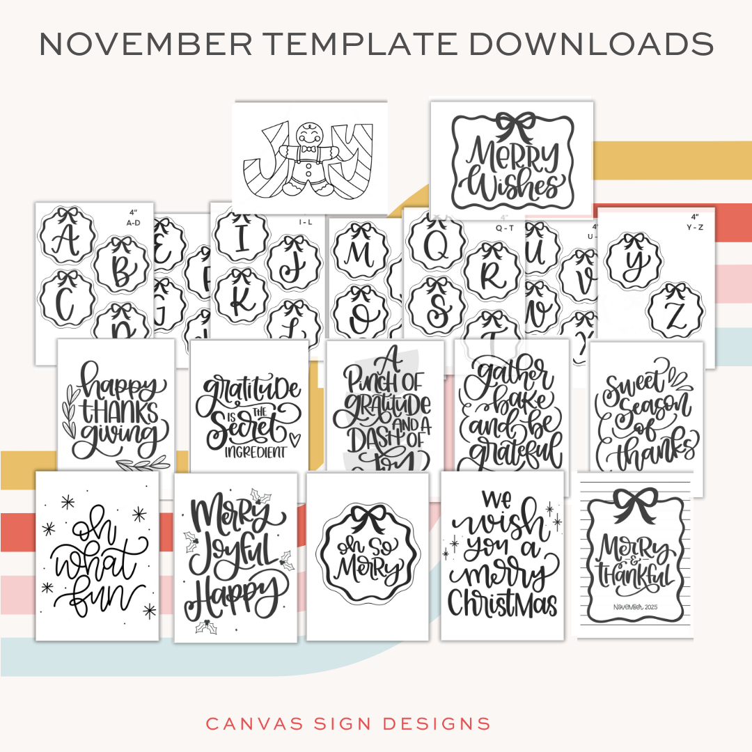 November 2025 Templates