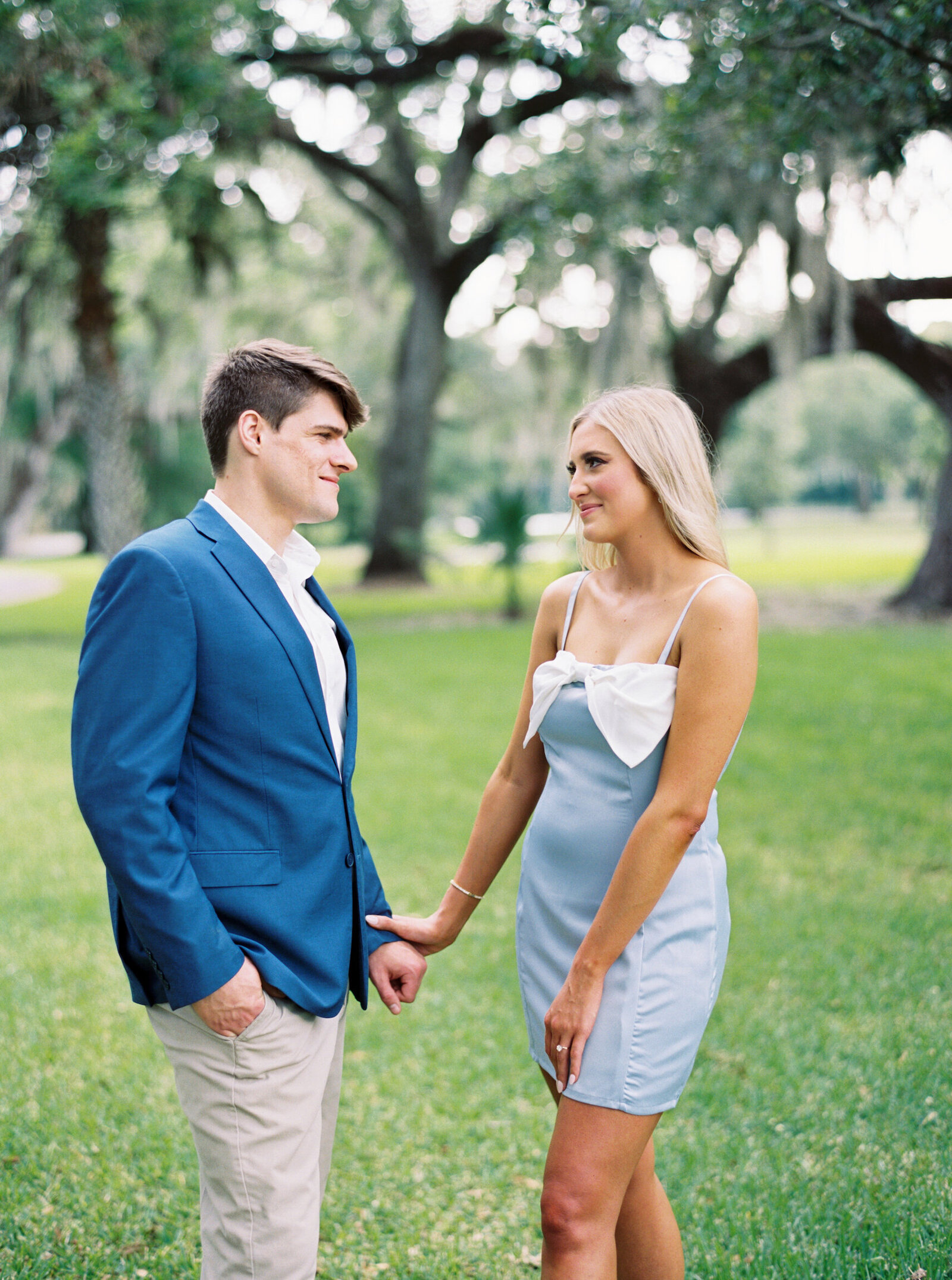 Capture the romance of your engagement at Jungle Gardens with Morgan Alysse, a Louisiana film photographer.