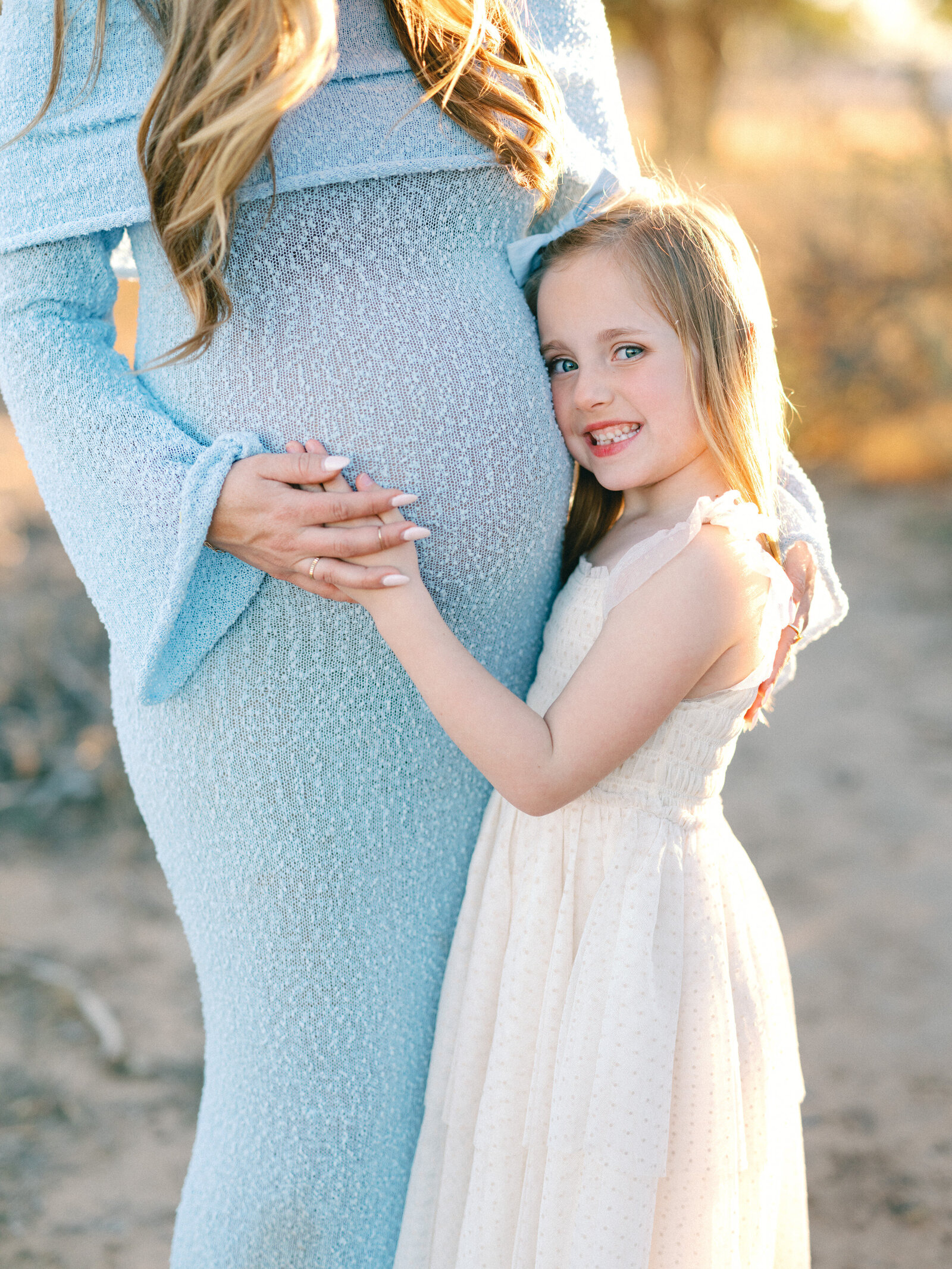 Maternity Family Photos at Sunset by Amanda Singleton Photography-22