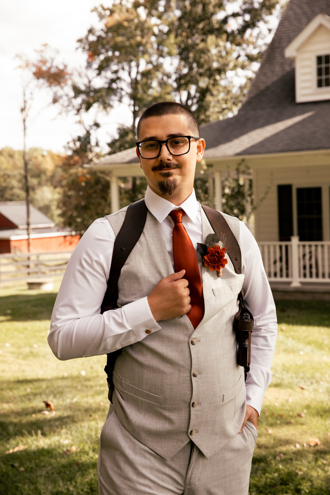 groom portrait