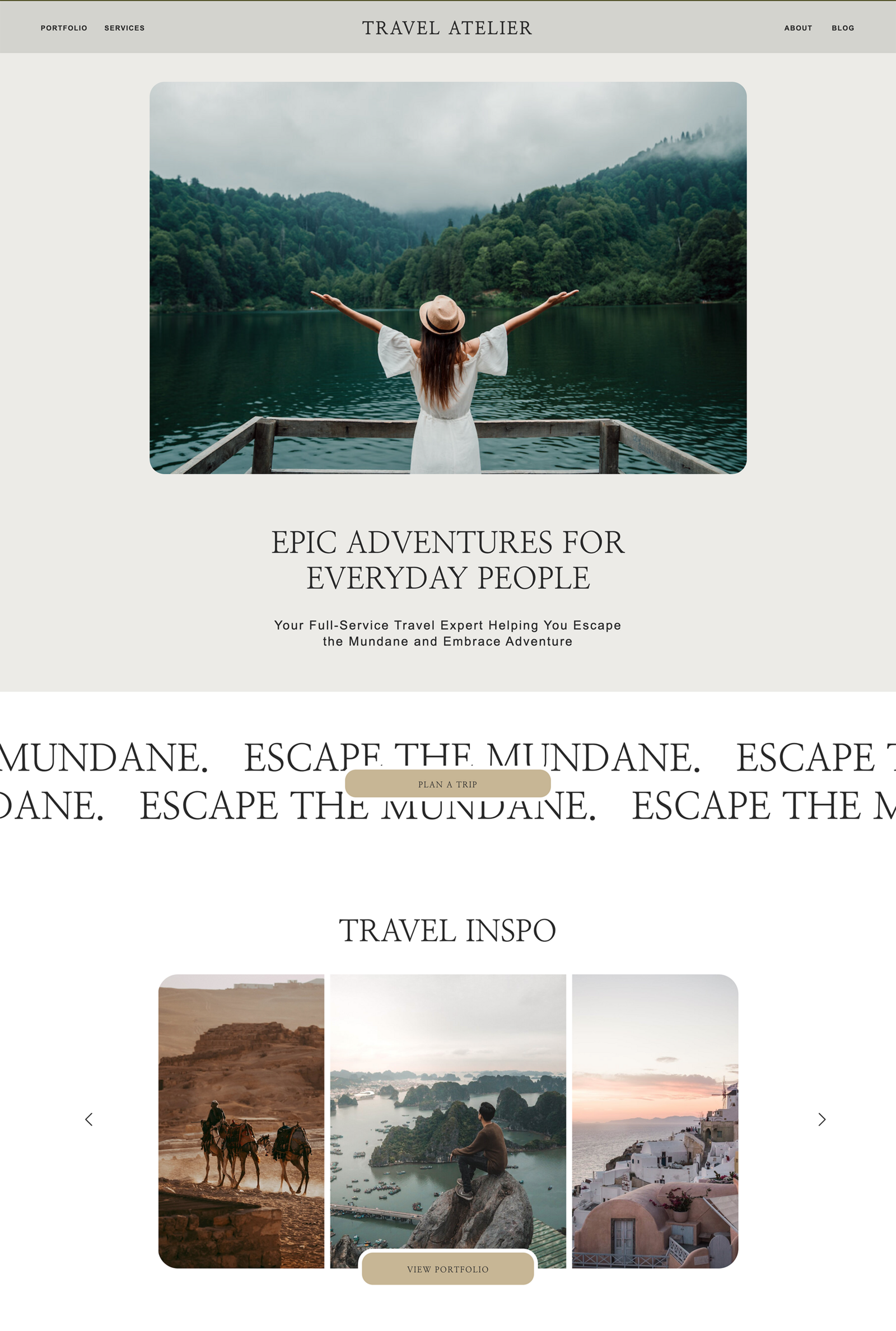Travel Atelier Customer Example