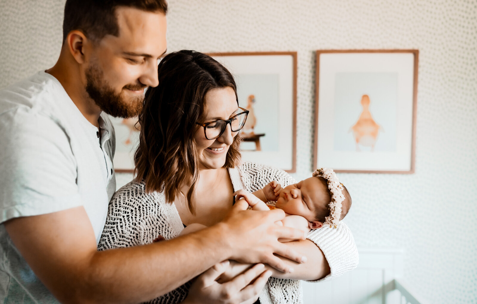 Newborn session in toledo area