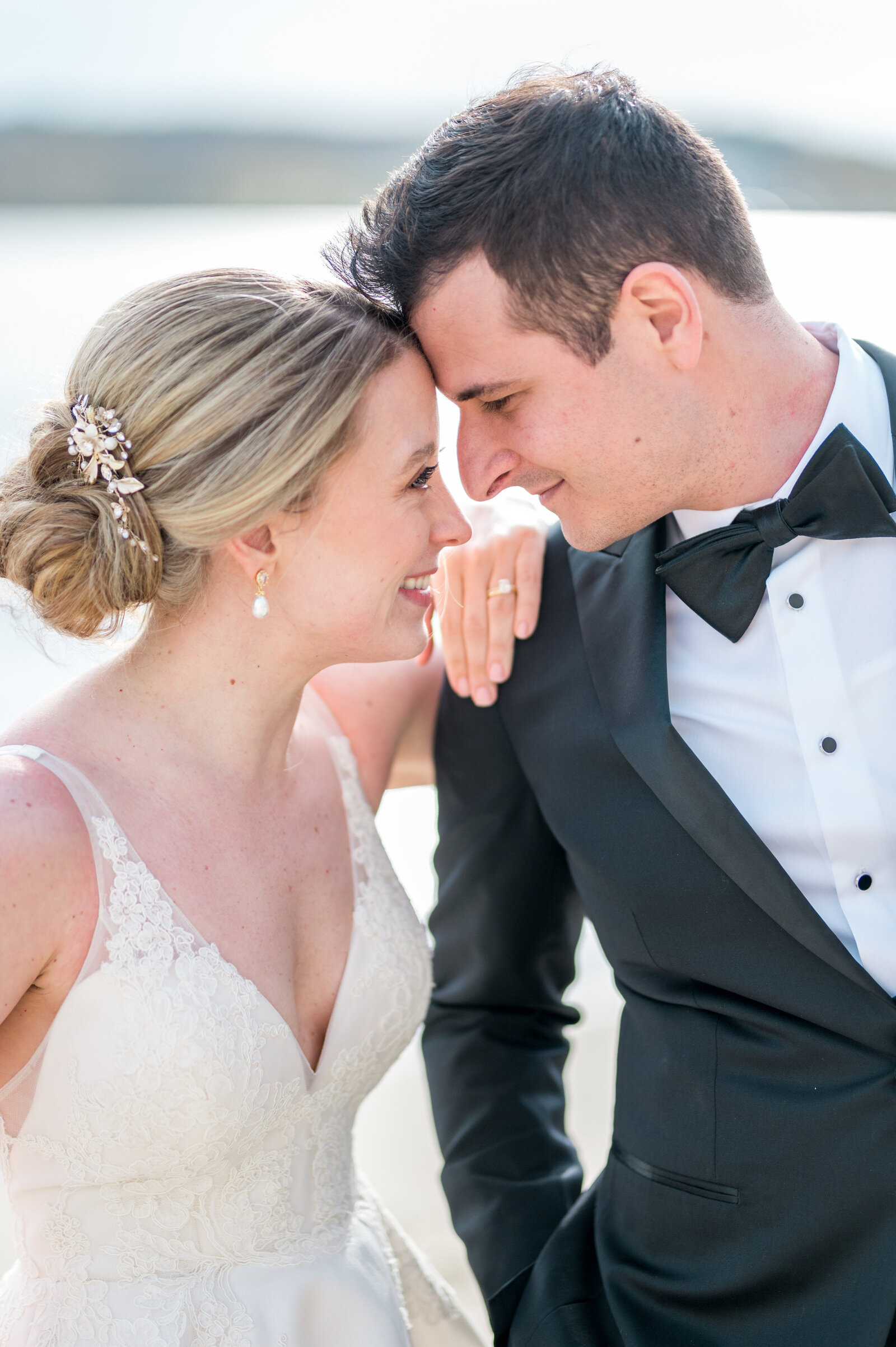 Black Tie Beach Wedding