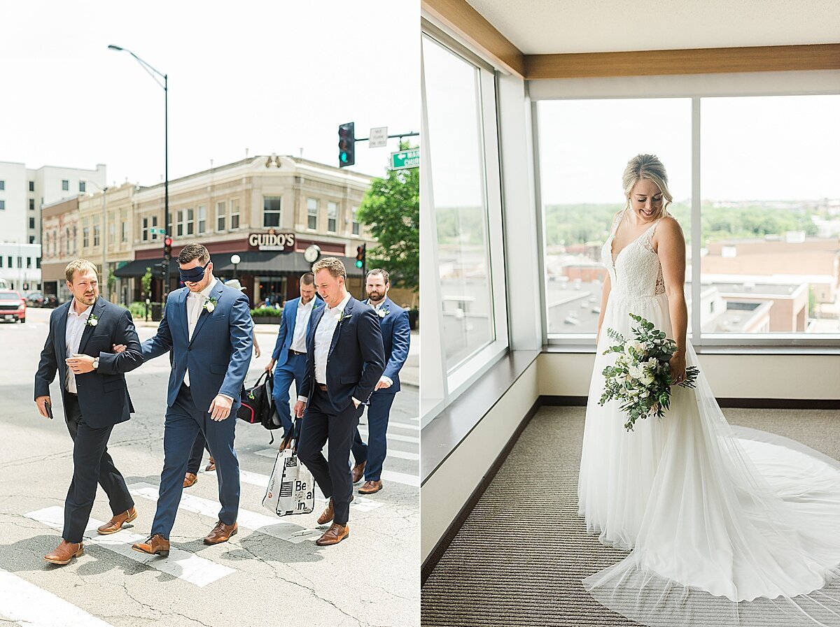 Mint Green & Navy Summer Wedding at Pear Tree Estate | Champaign, IL_0015