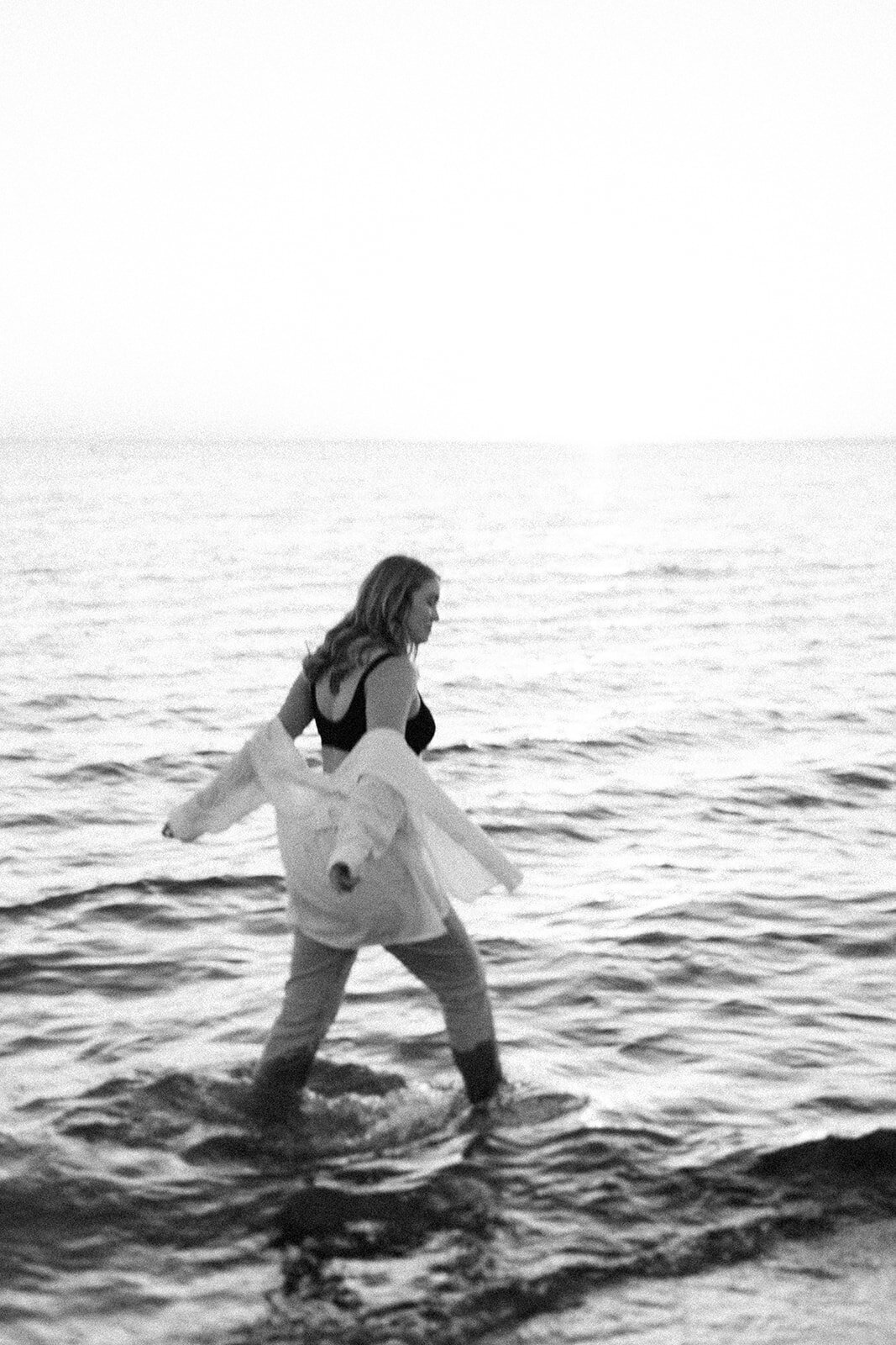 beach sunset maternity photographer