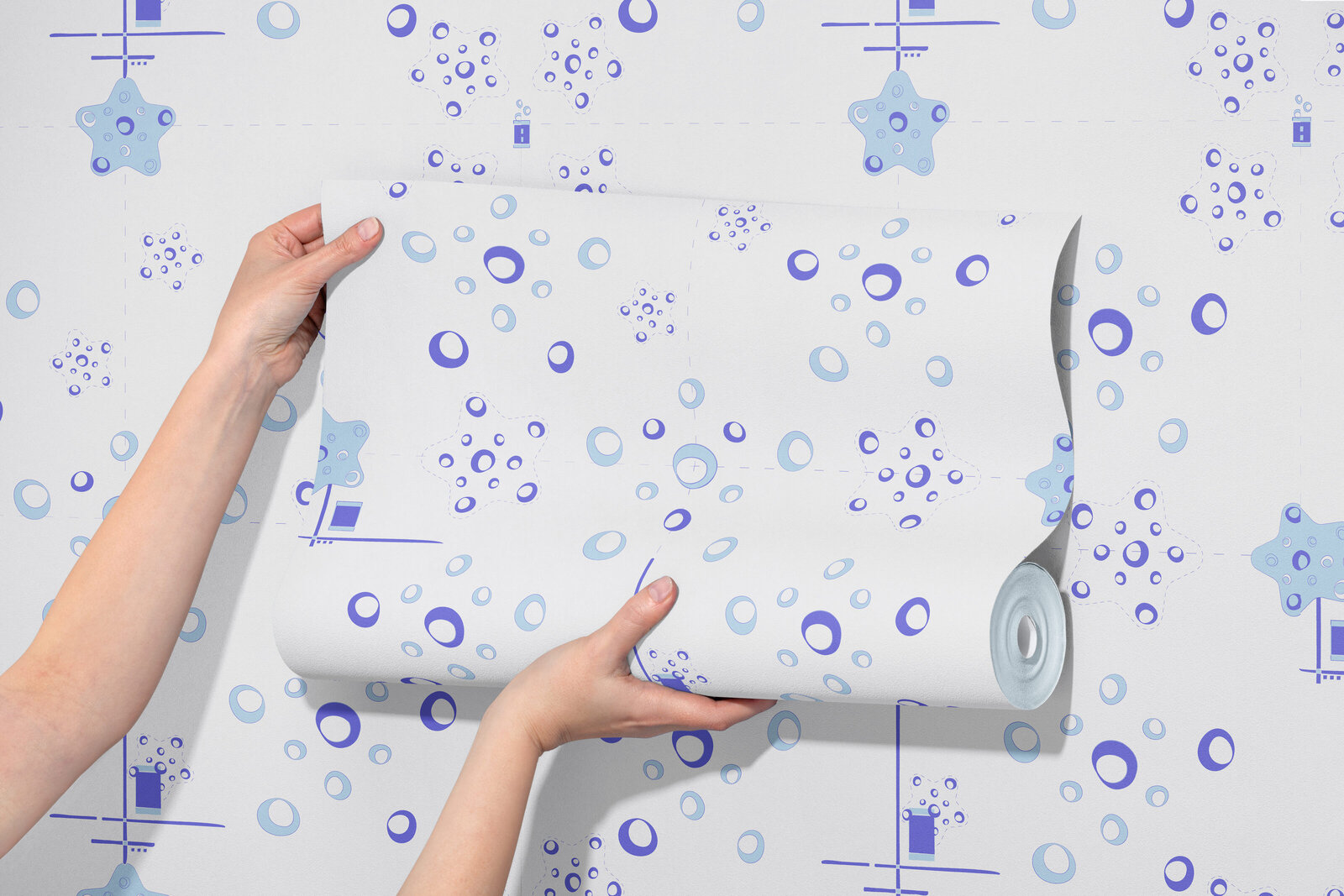 Charisse-Marei-pattern-design-on-wallpaper- bubbles copy