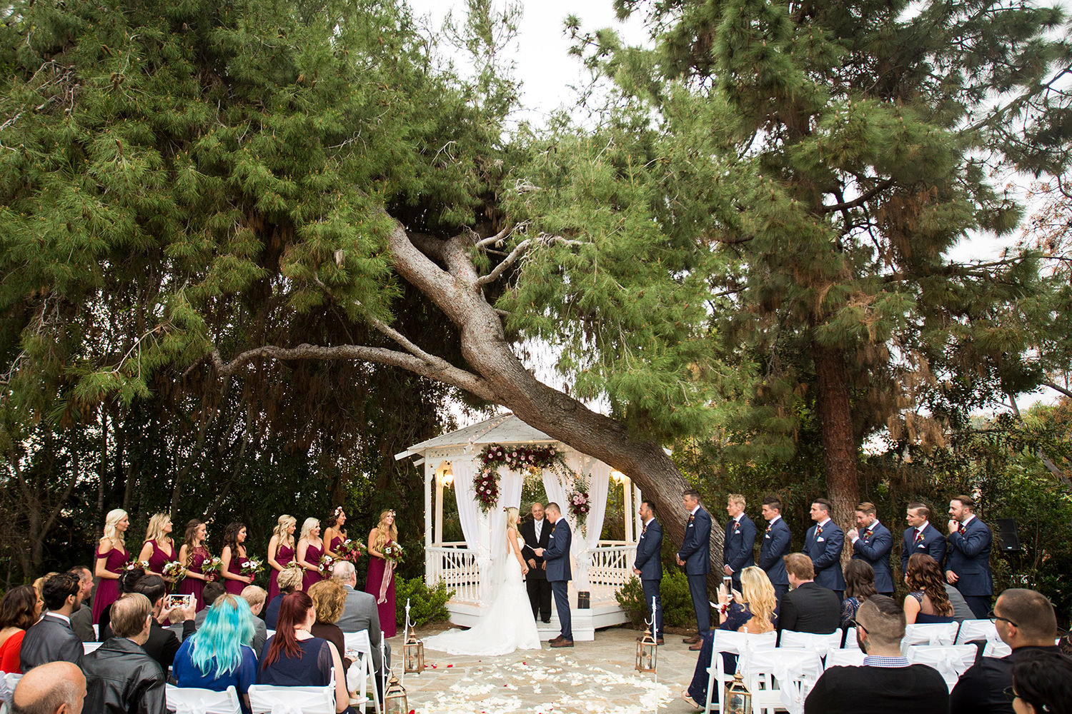 Wedding ceremony at Green Gables
