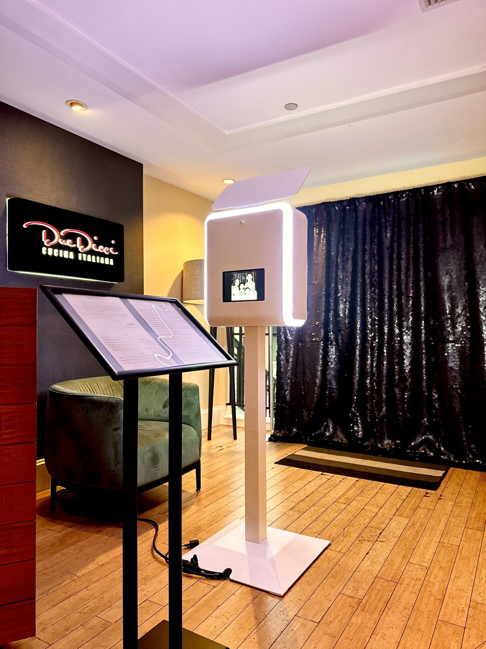 Example Photo Booth setup