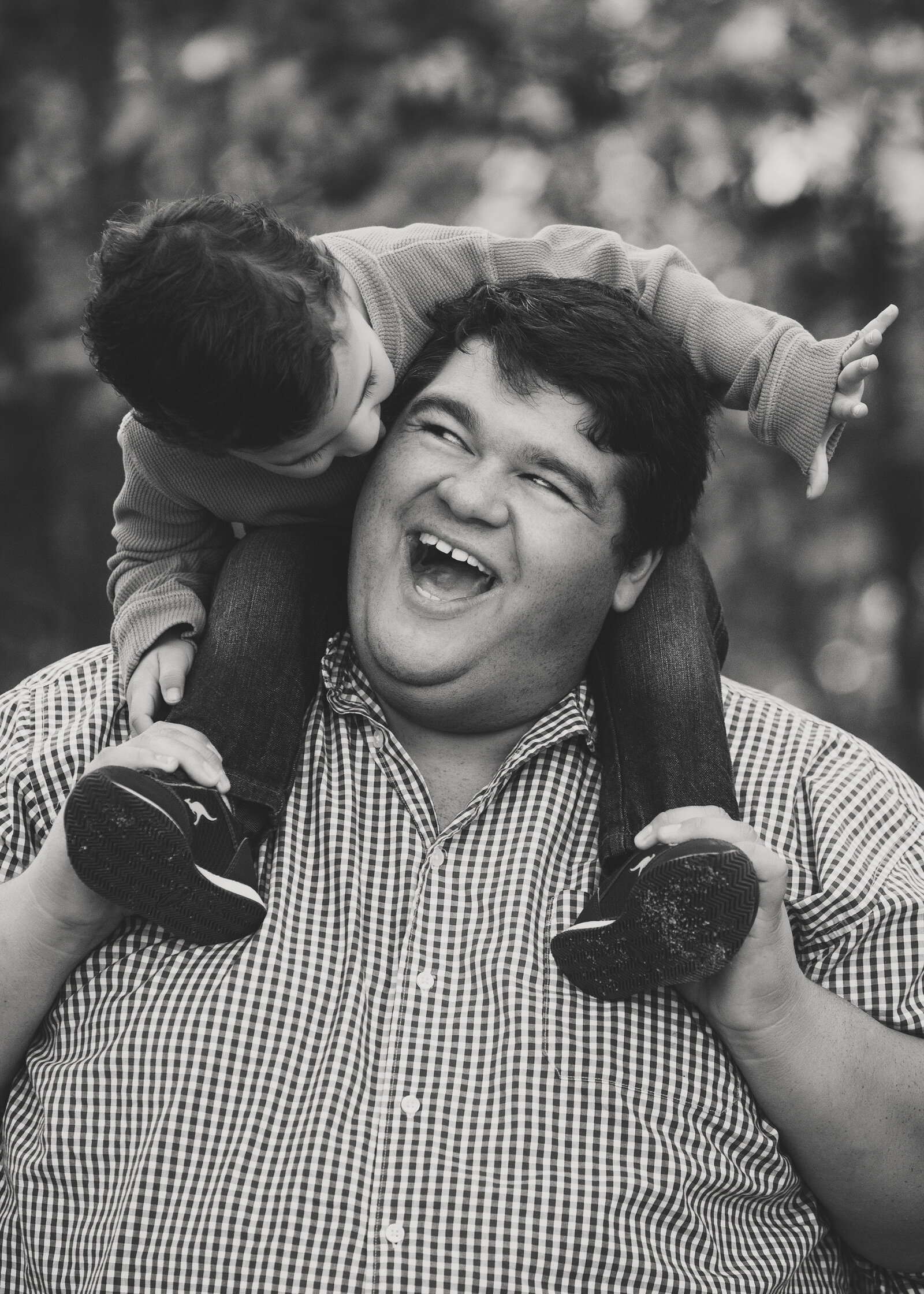 dad and his son in minnesota