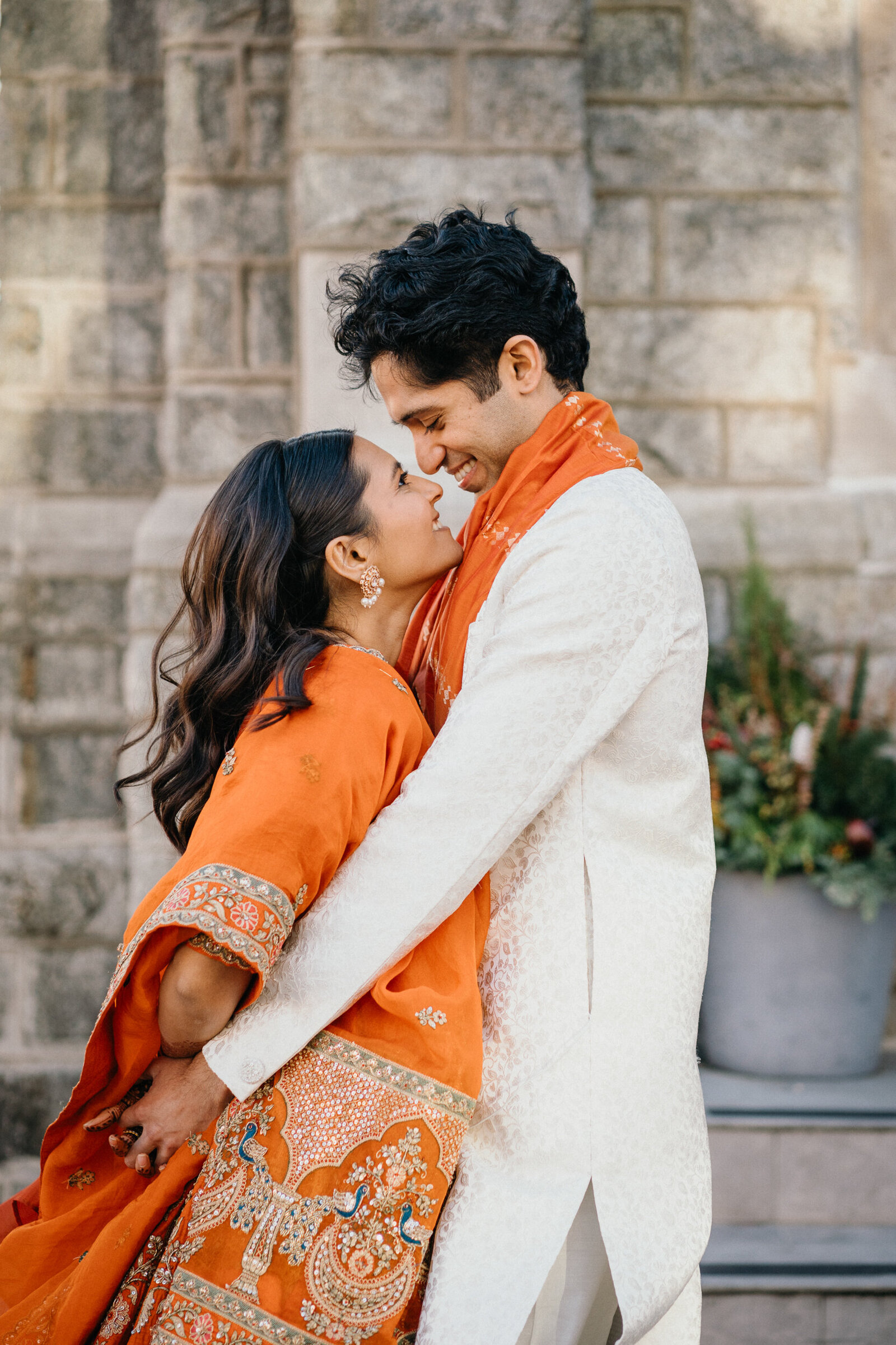the deacon wedding - indian bride and groom