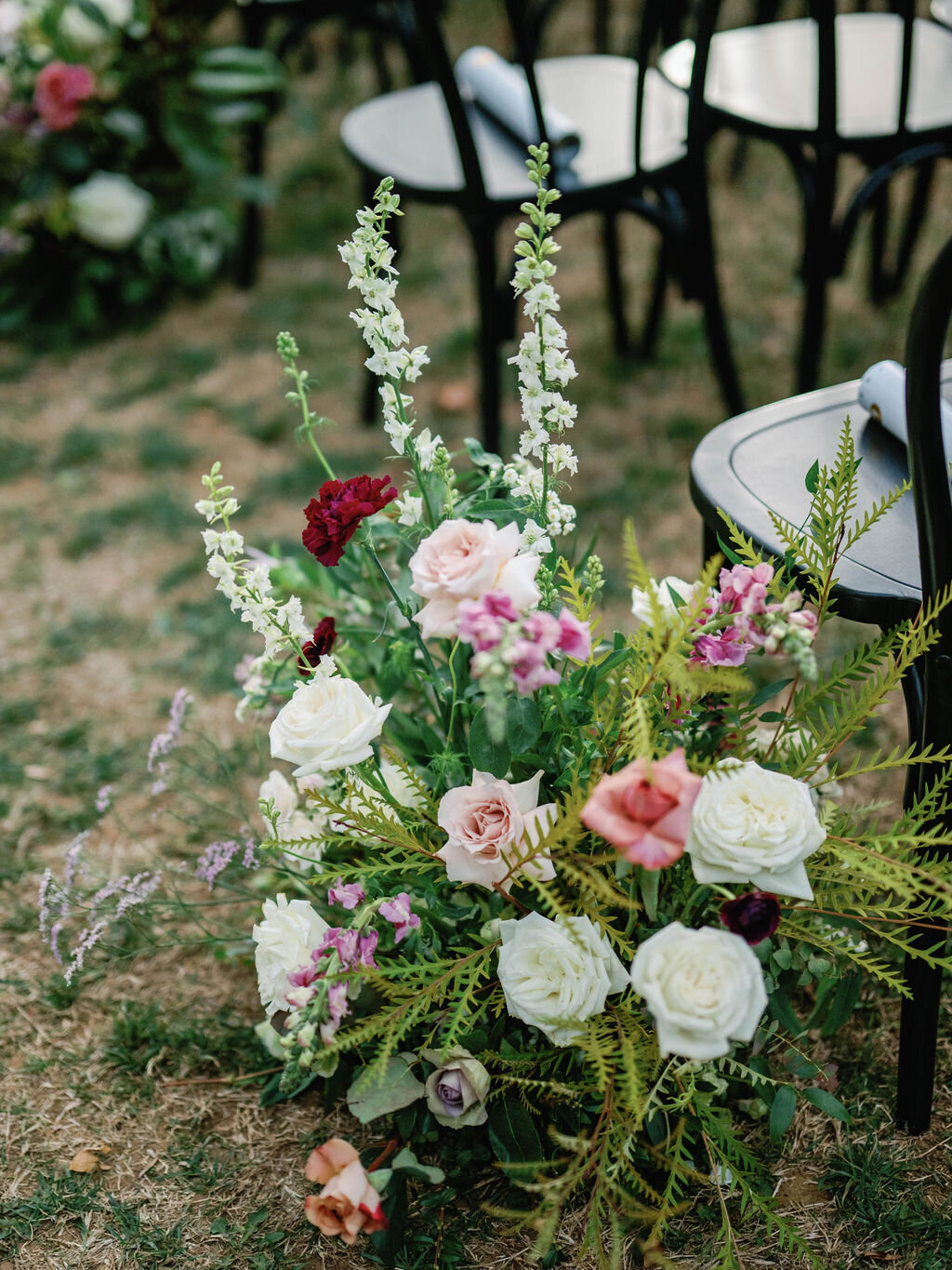 39_Kate Campbell Floral Whitehall Manor tented Winter wedding by Anna and Mateo photo Ceremony