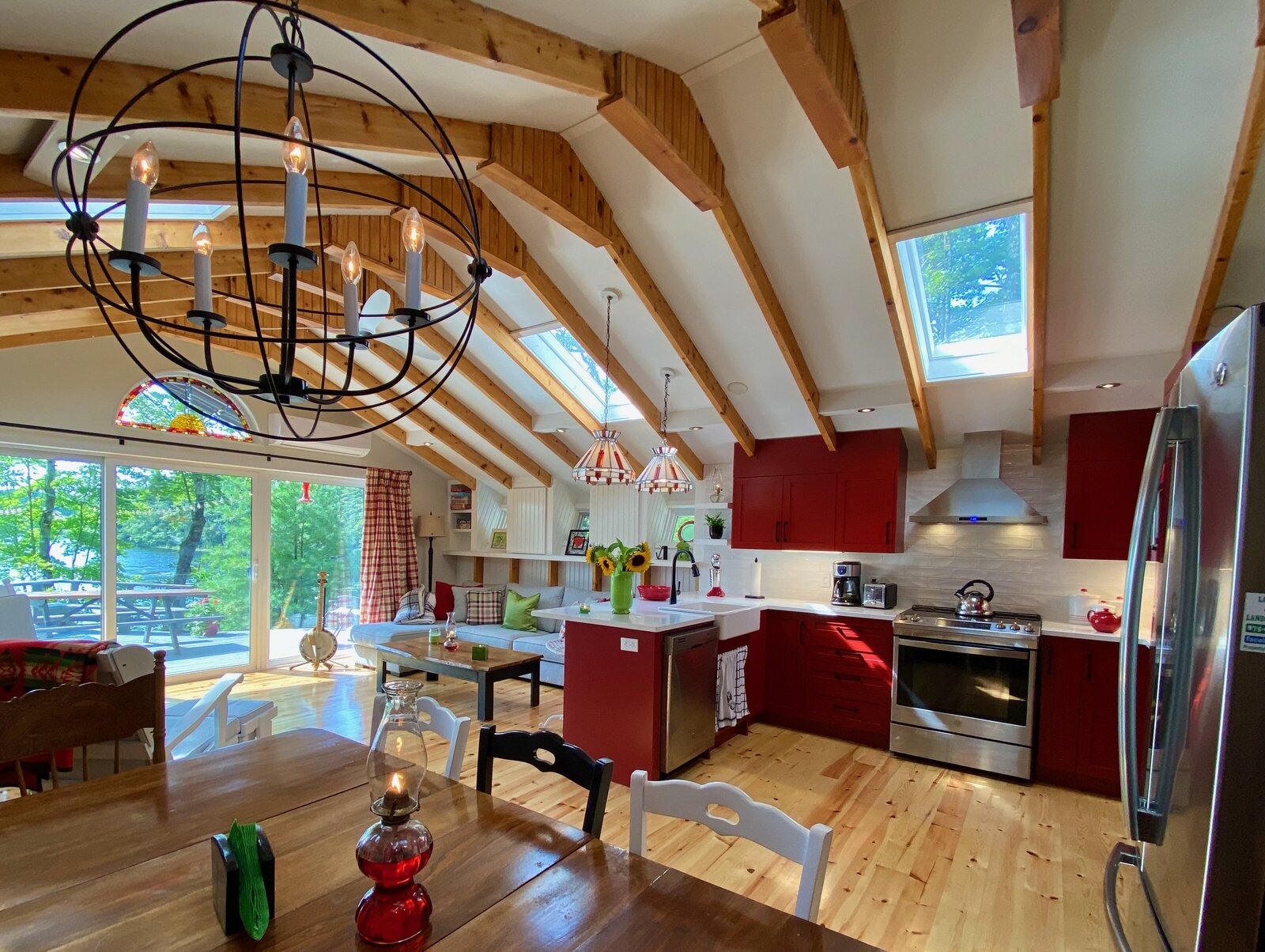 kitchen living too