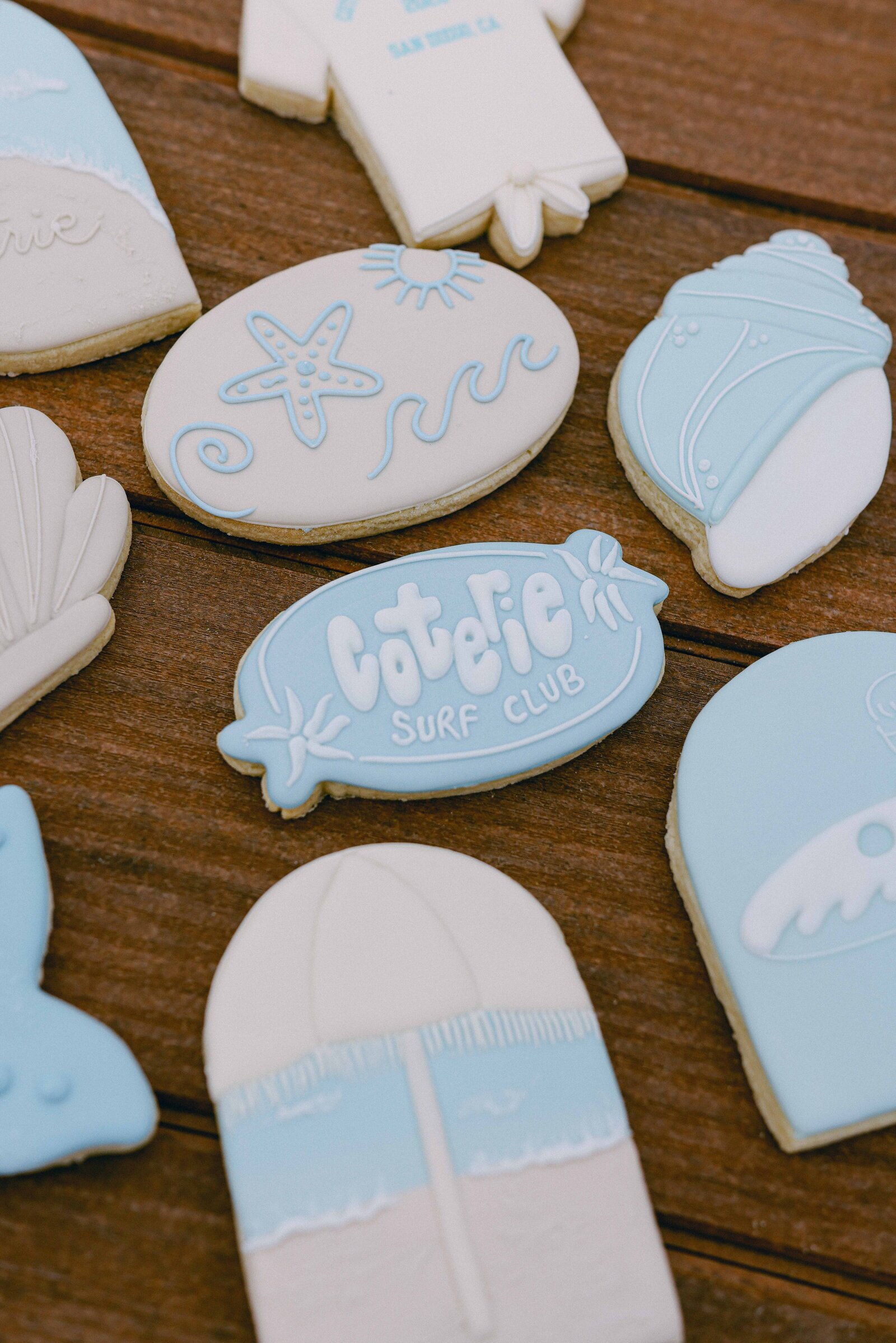 beach cookies san diego umbrella coterie