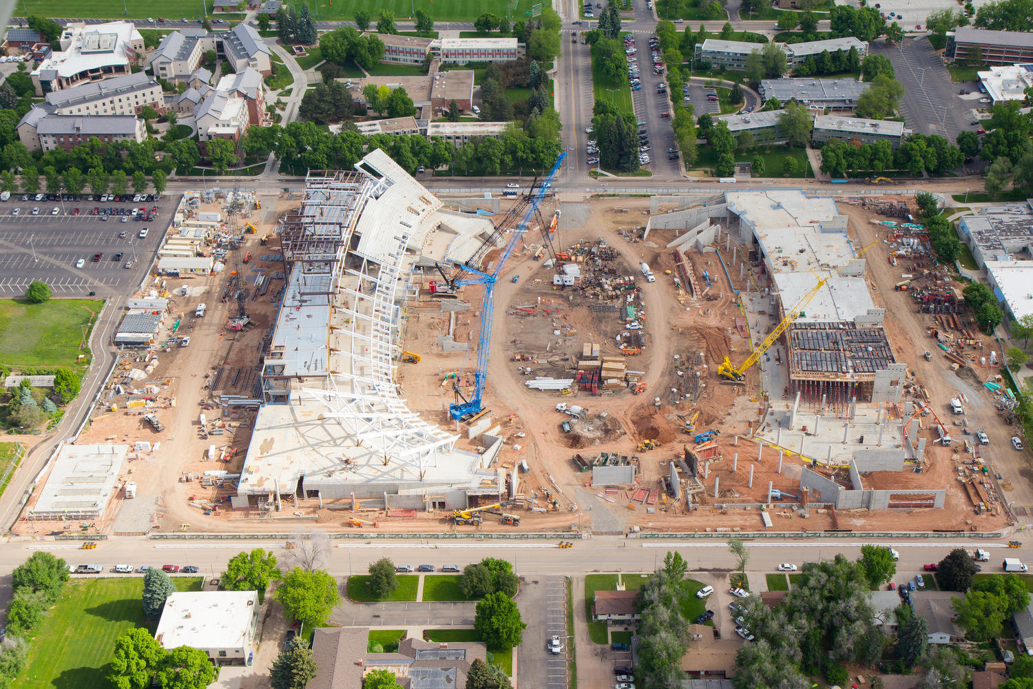 Colorado State Stadium Aerial Photo 3