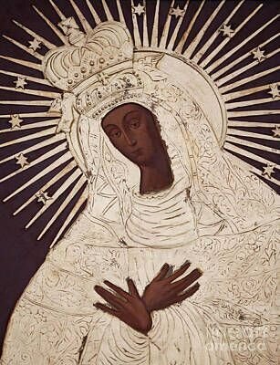 Polish church of Paris, The Black Madonna of Czestochowa Art Print by Polish School