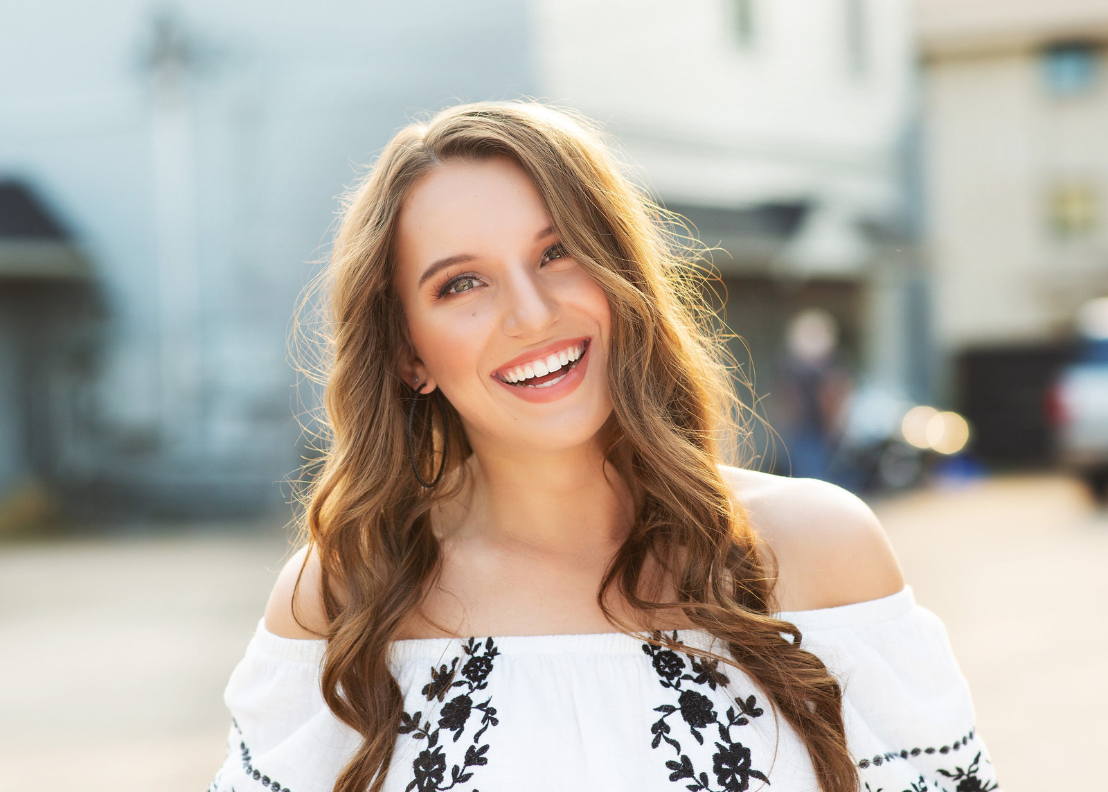 Laughing Senior Girl in Monticello