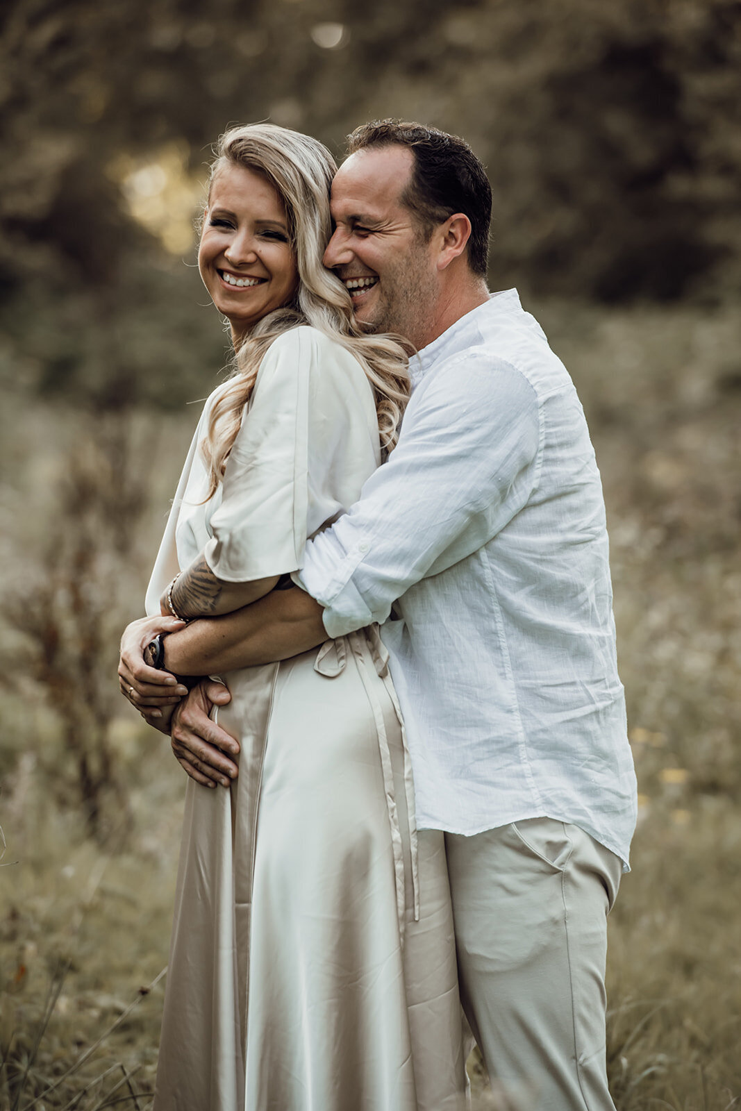 Fotoshoot buiten op locatie in Nissewaard met ontspannen sfeer