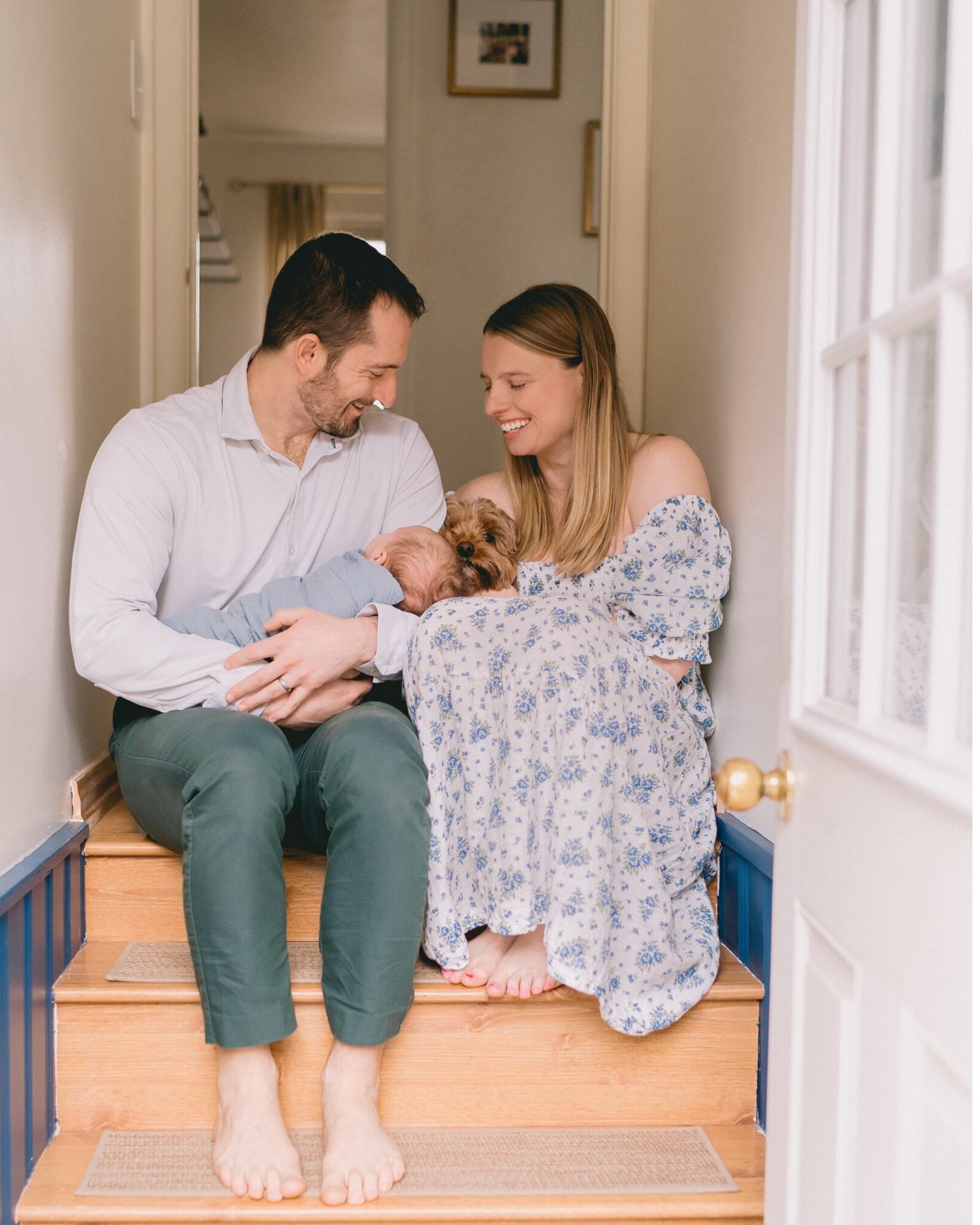 at home newborn photography