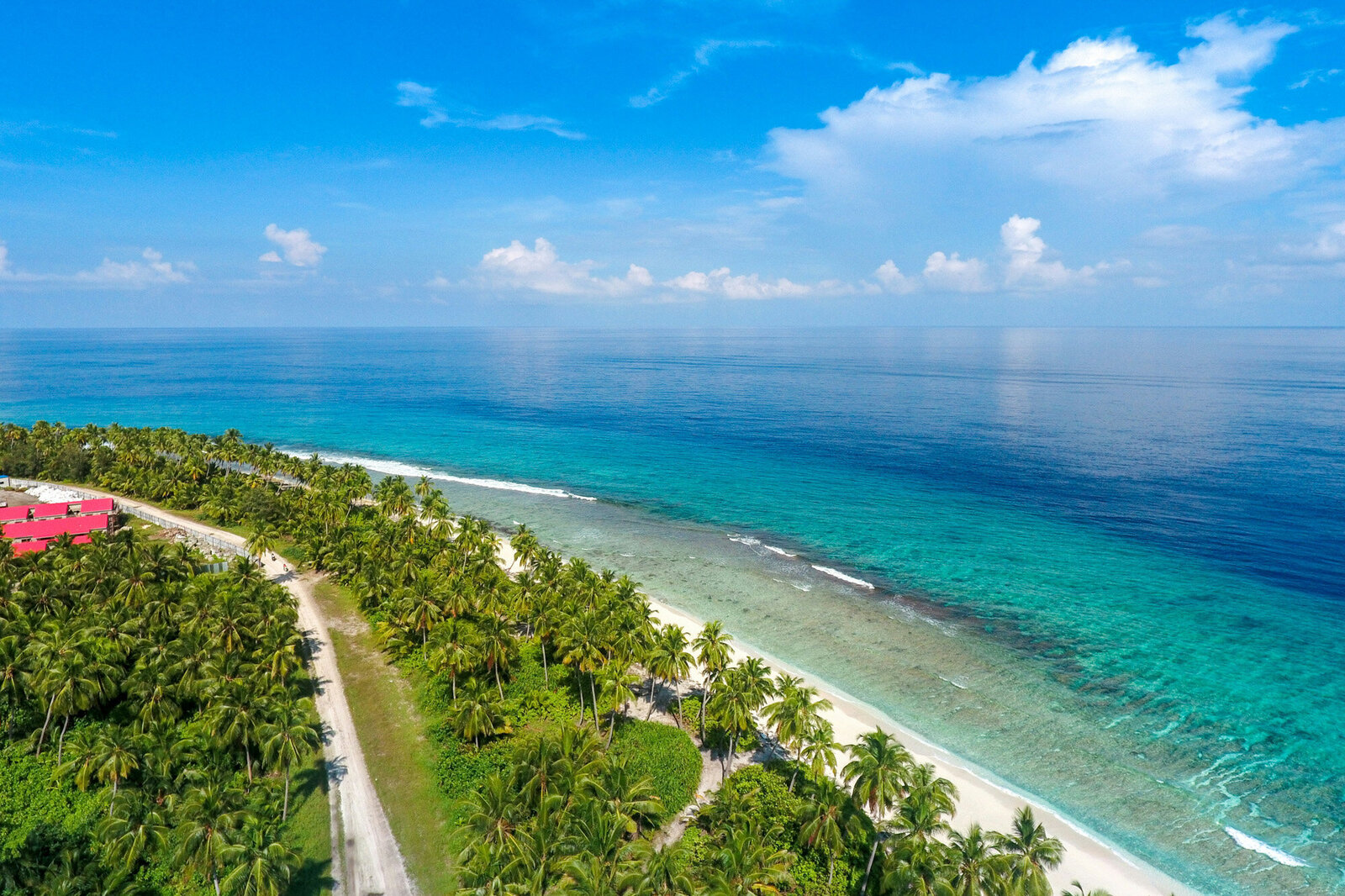 Beautiful beach and nature view