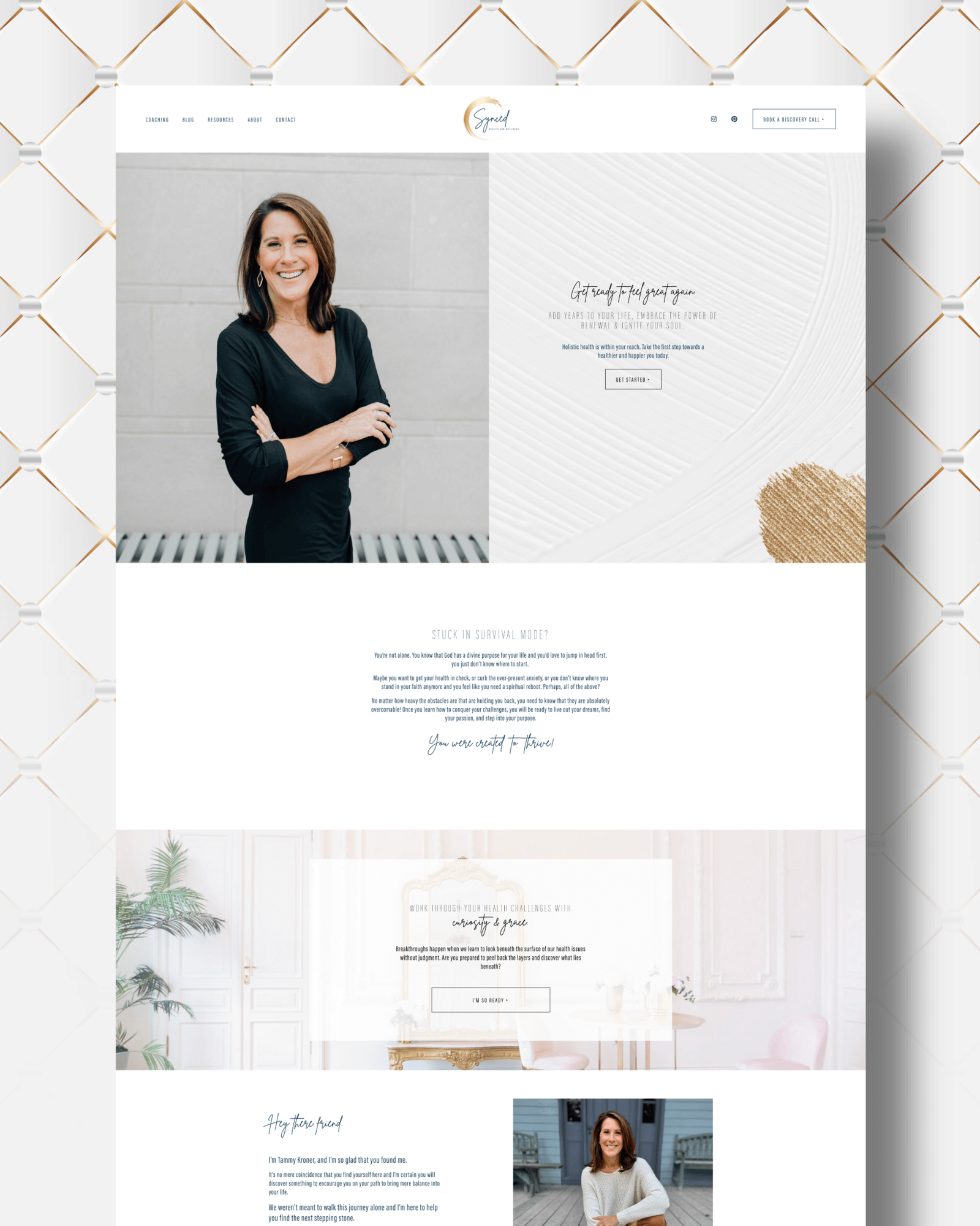 Wellness Coach Website Design