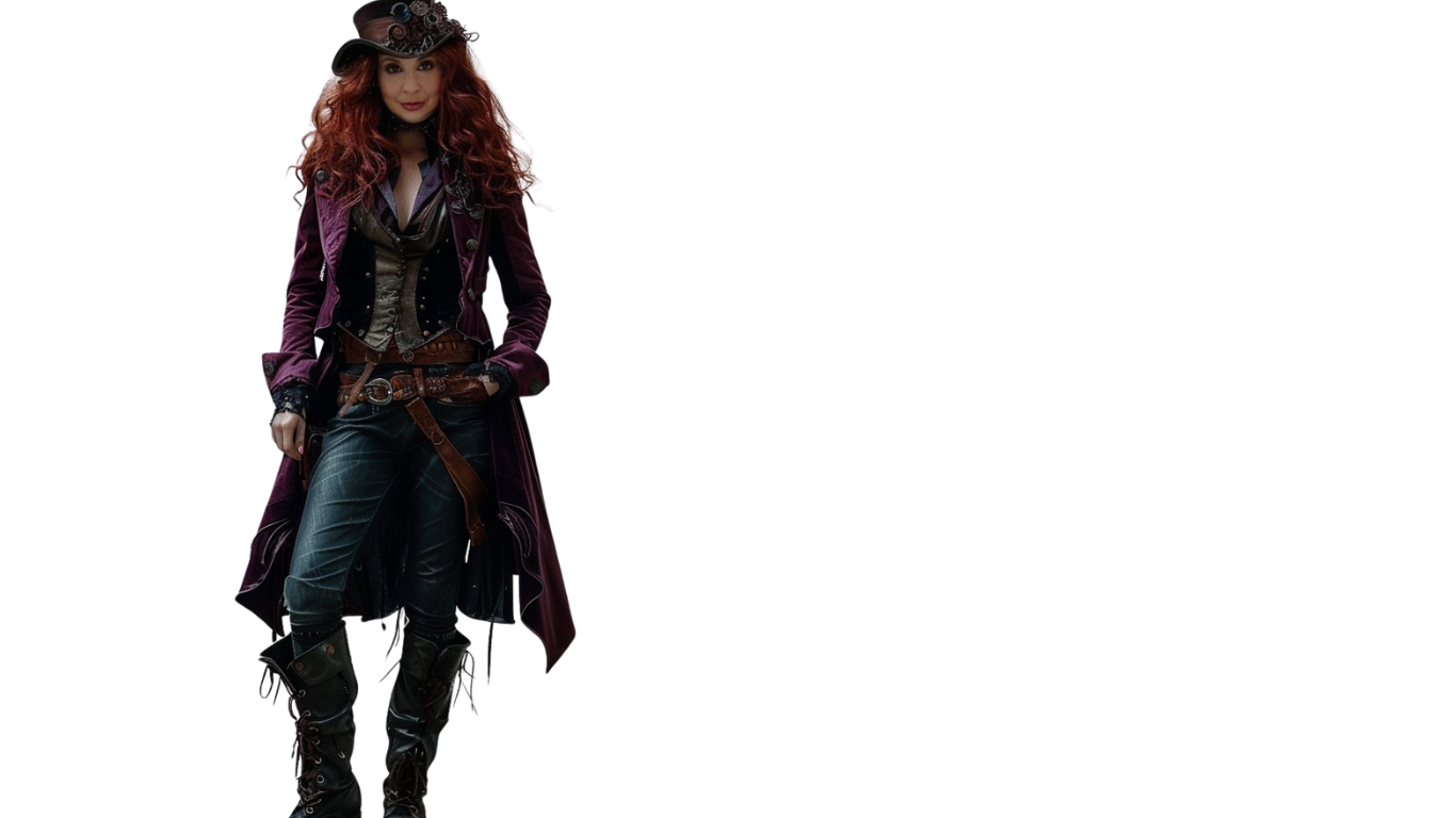 Innovative and Transformative Branded Character Image for Steampunk Star Template