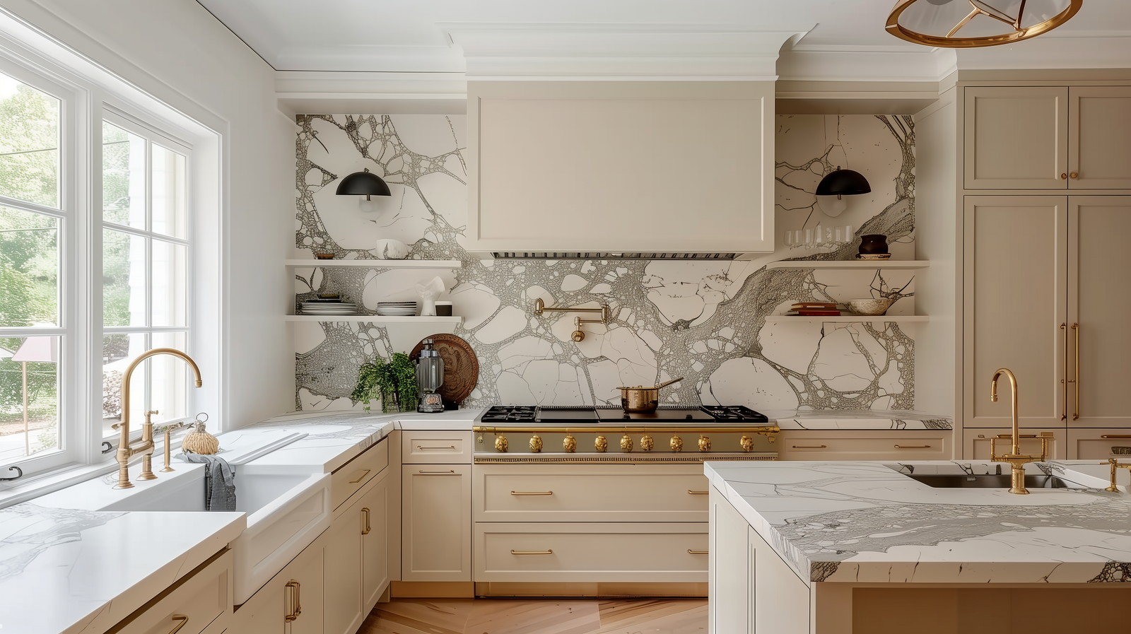 Luxury kitchen & bath design in Cape Charles and Chesapeake Bay. Modern kitchen amenities in a traditional kitchen renovation.