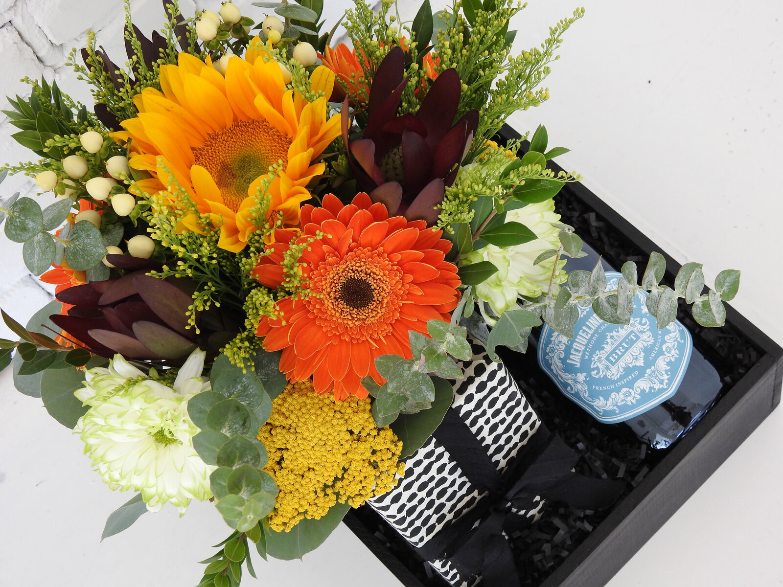 Champagne, Chocolates and Flowers