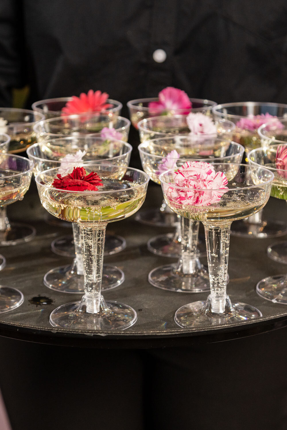 Cocktail drinks during a corporate event