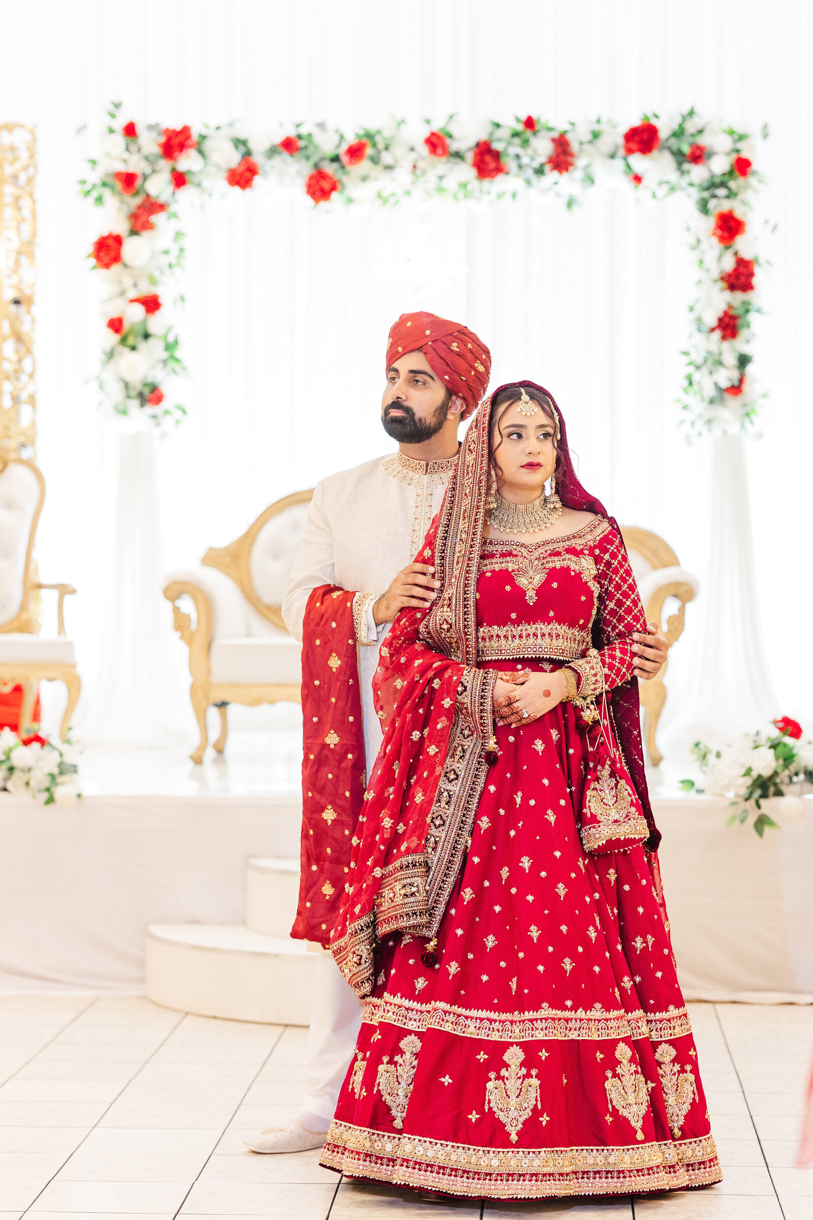 Dallas-desi-wedding-indoor-couple-shoot