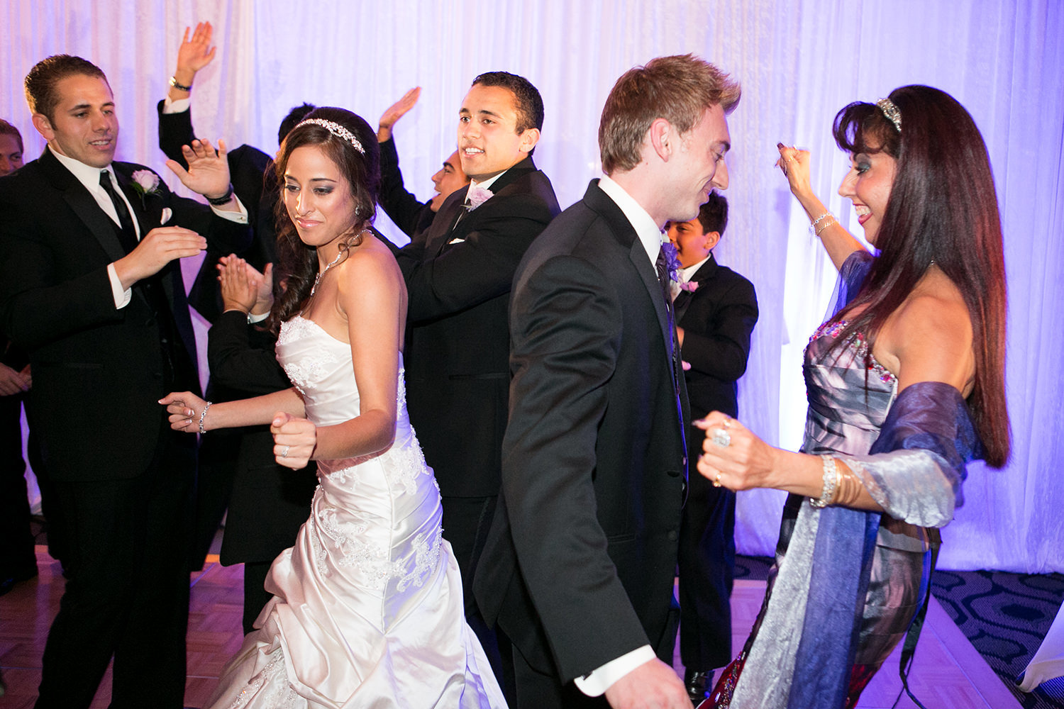 Wedding reception at University Club in San Diego