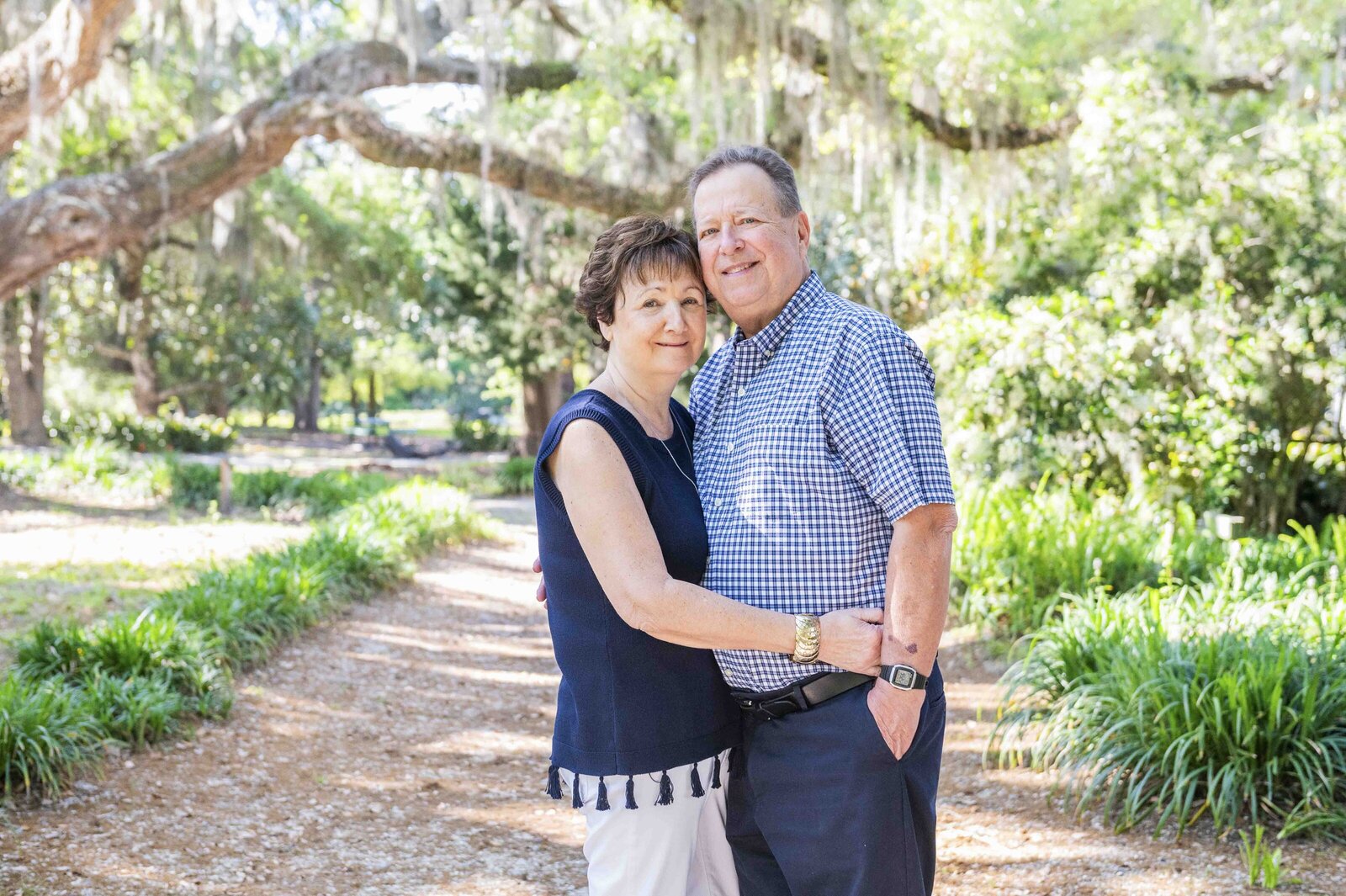 family at park in HHI SC