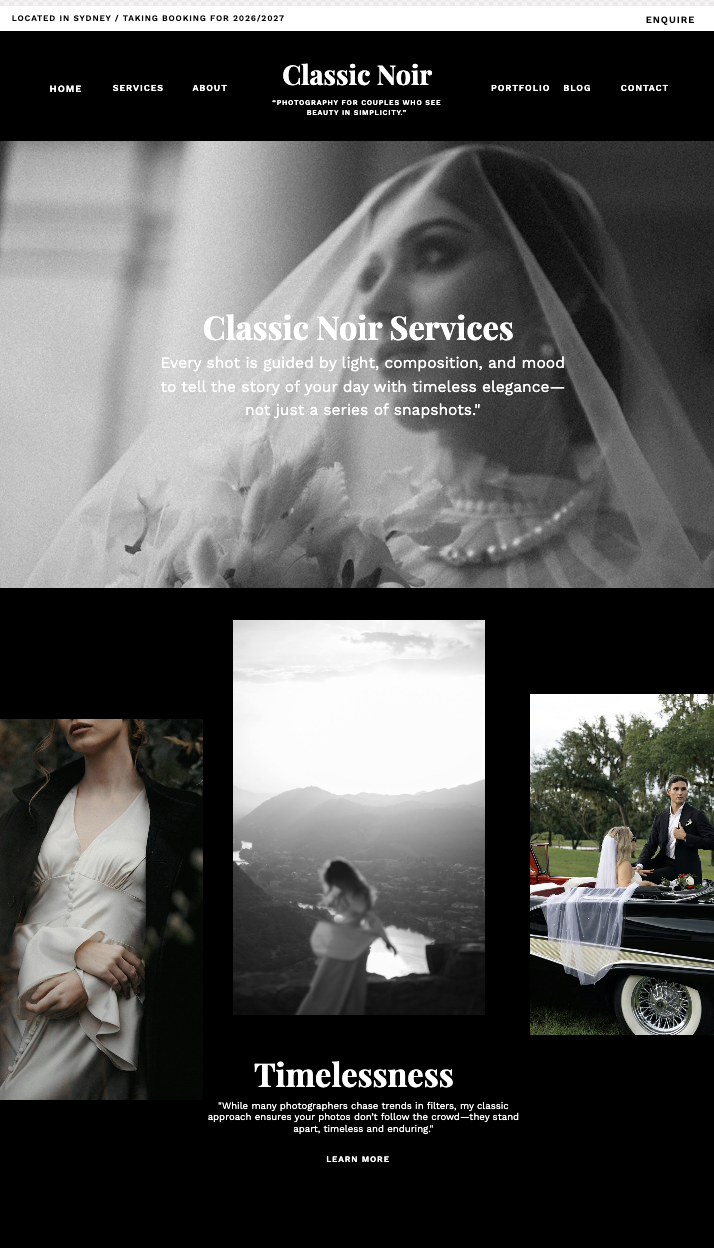 00005Love Online Designs -Classic Noir