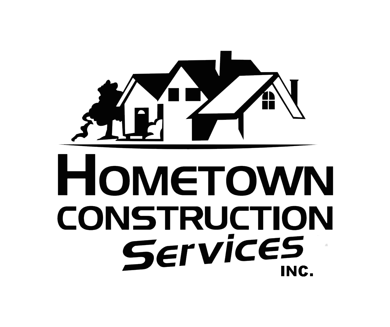 Hometown Construction Services Black INC copy