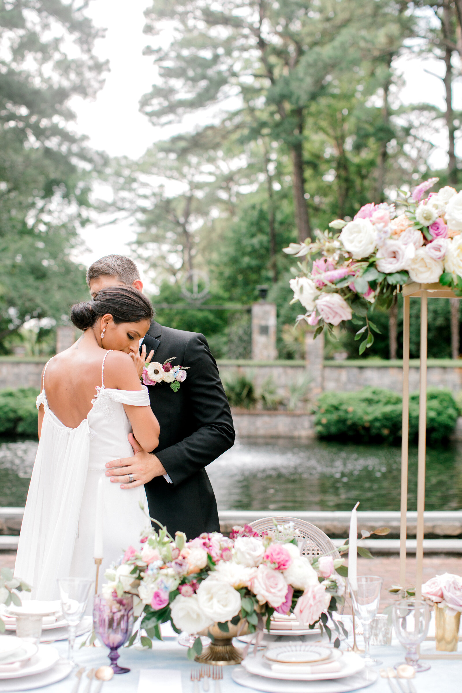 Ava Loren Design Floral Artist Designer Wedding Norfolk Botanical Gardens Andrew & Tianna Photography-534