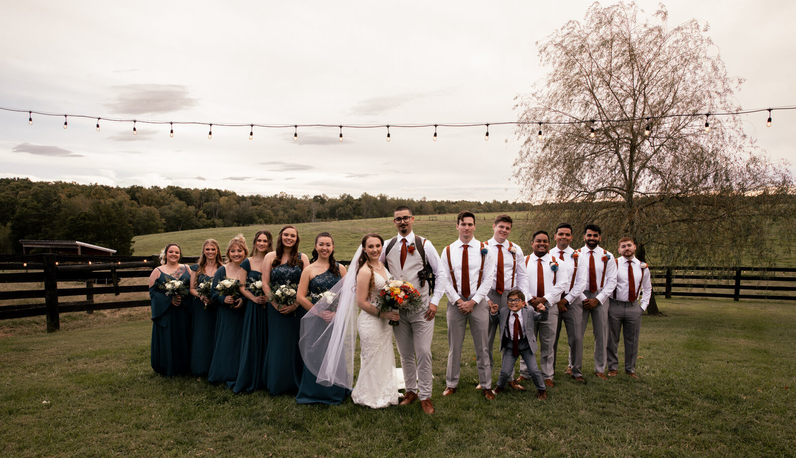 wedding party photo