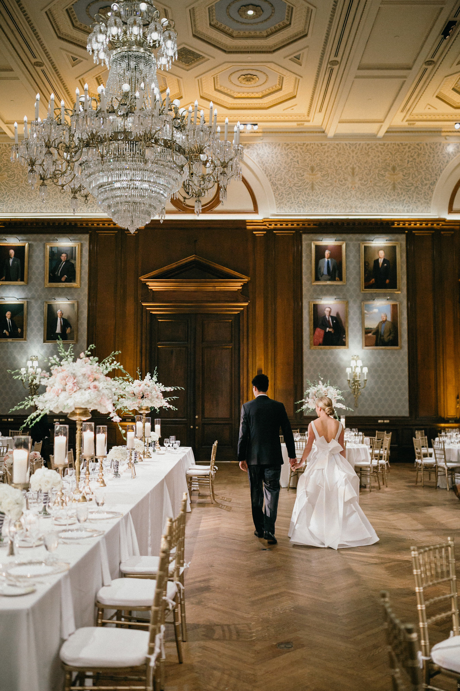 An elegant wedding at Philadelphia's Union League,  planned by Styled Bride.