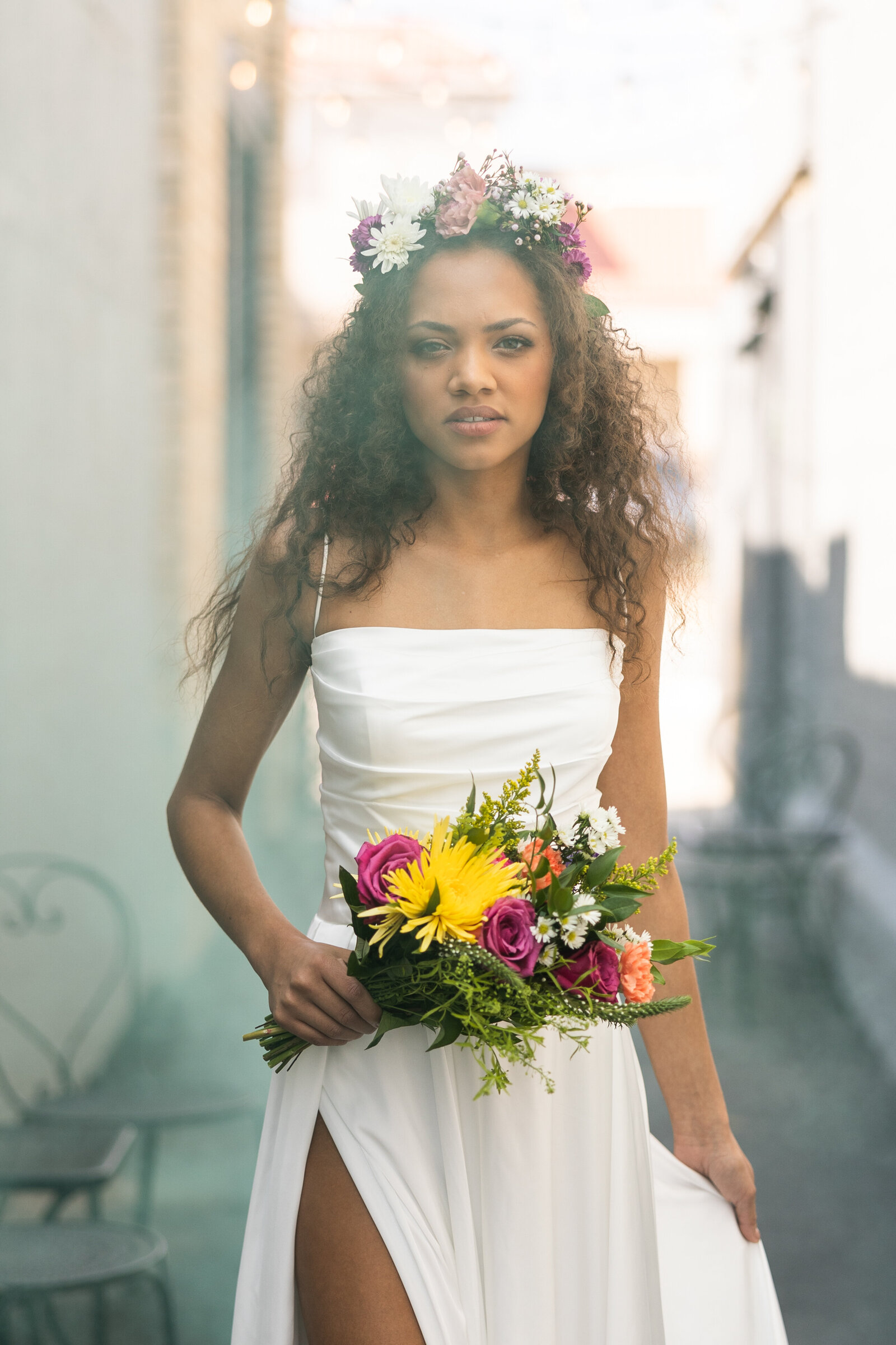 Bride Bouquet Floral Crown -  Kansas City Wedding Florist
