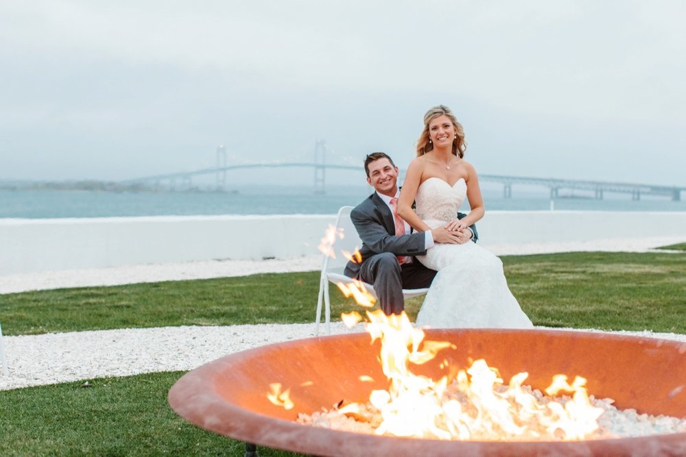 Modern wedding at Belle Mer in Newport, RI