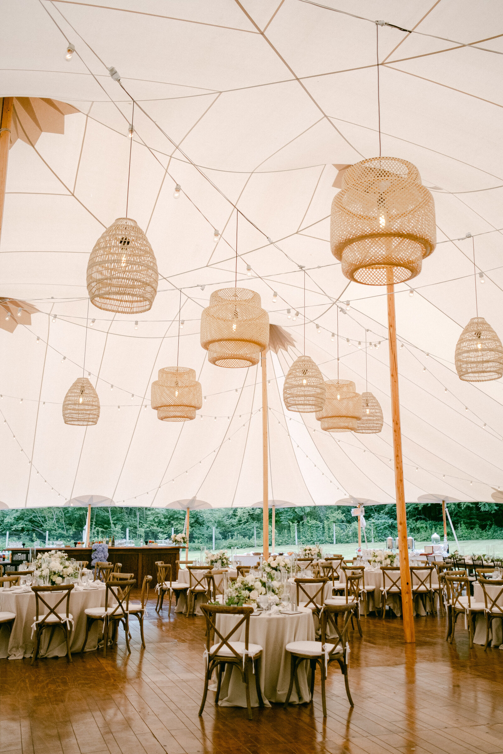 Tented Wedding Draping