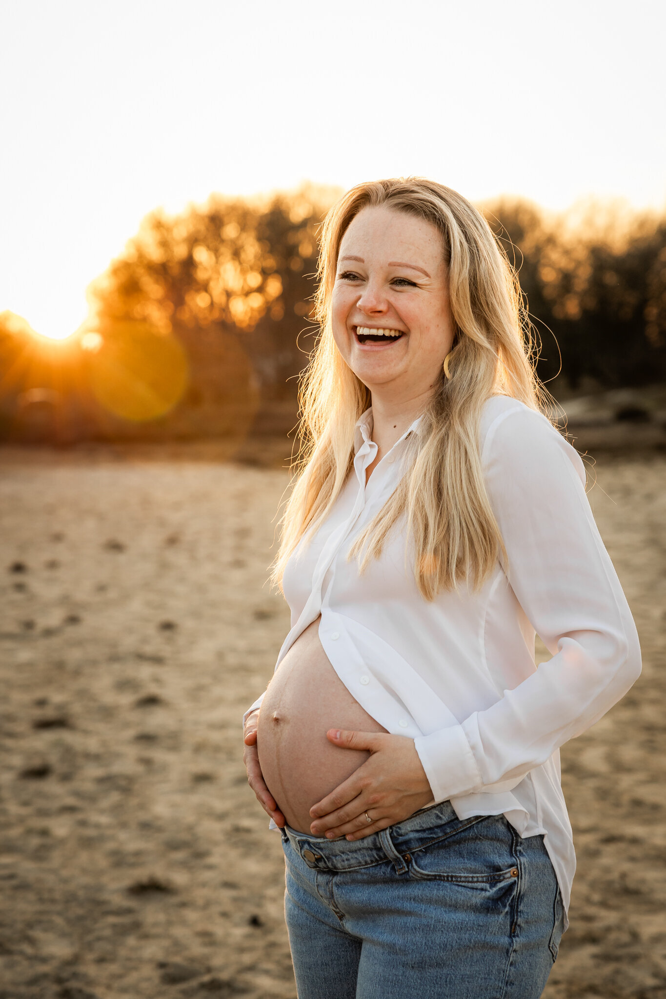 Zwangerschapshoot Den Bosch Goldenhour-9